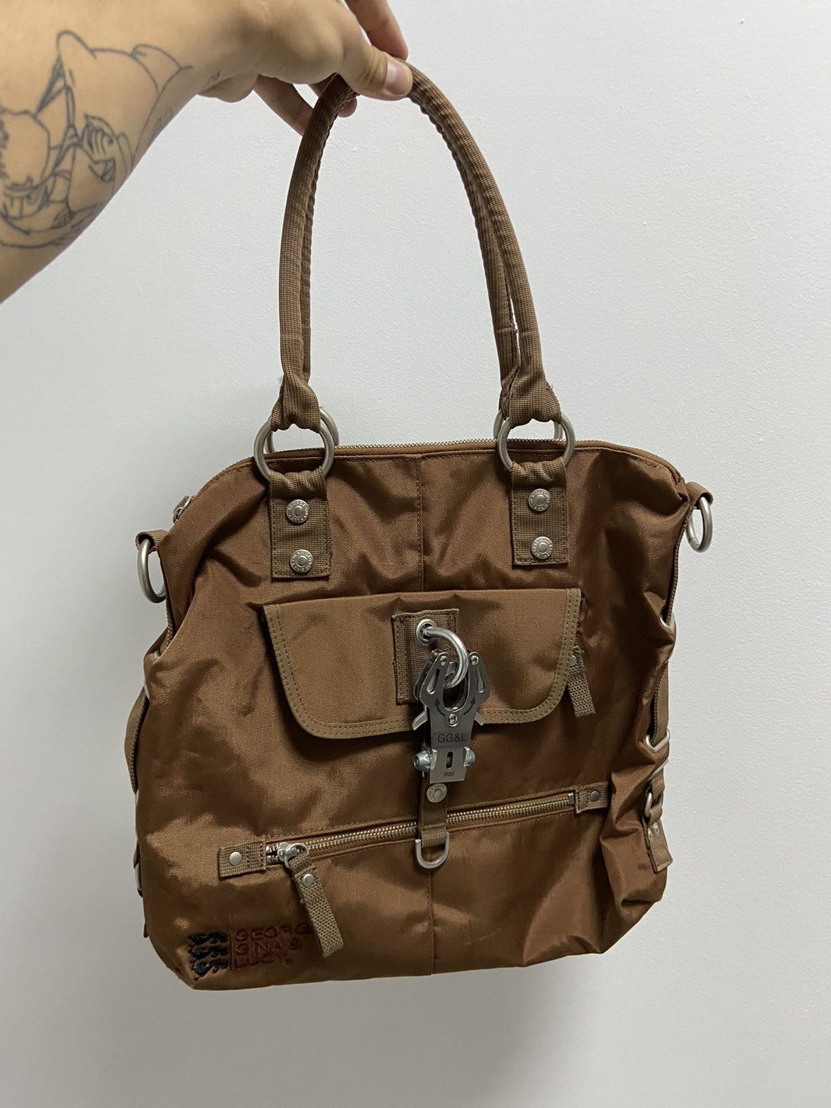 Japanese Brand × Vintage George Gina Lucy Bag Snake ALYX Style Vintage Carabiner Size ONE SIZE - 5 Thumbnail
