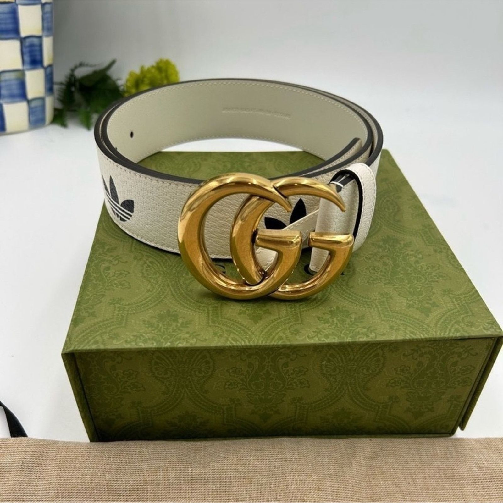 Gucci Gucci GG Mousse Top Patent Leather Belt size 90 | Grailed
