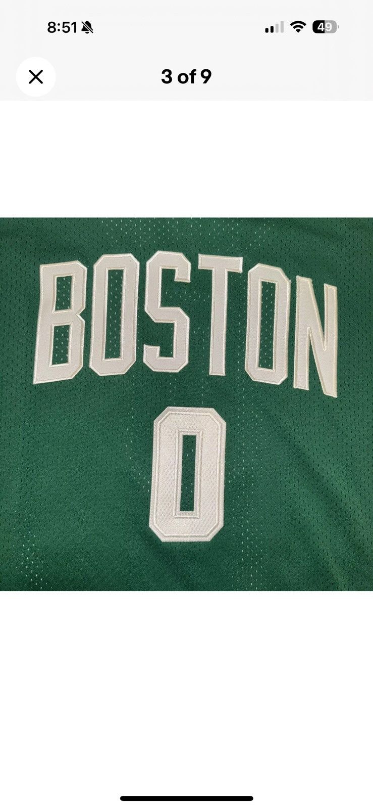 Mitchell & Ness Mitchell Ness Jayson Tatum Boston Celtics NBA Jersey Men XL Size US XL / EU 56 / 4 - 3 Thumbnail