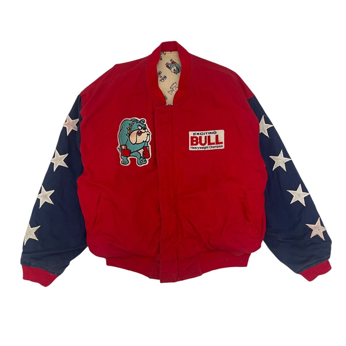 Japanese Brand Vintage Exciting BULL vs Fighting Chicken Reversible Jacket Size US M / EU 48-50 / 2 - 1 Thumbnail