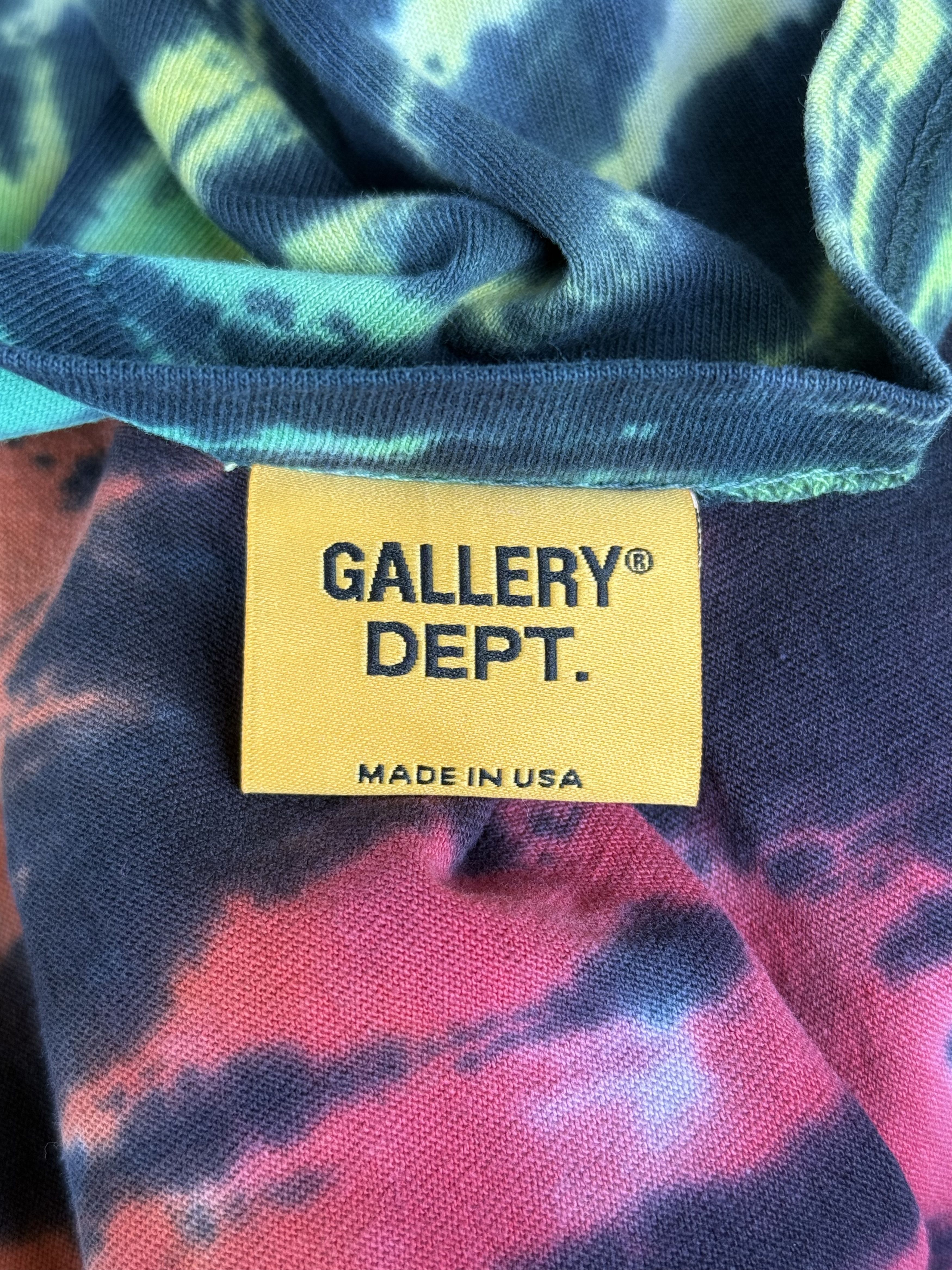 Gallery Dept. Gallery Dept Multicolor Tie-Dye Tokyo Exclusive Logo T-Shirt Size US XXL / EU 58 / 5 - 3 Thumbnail