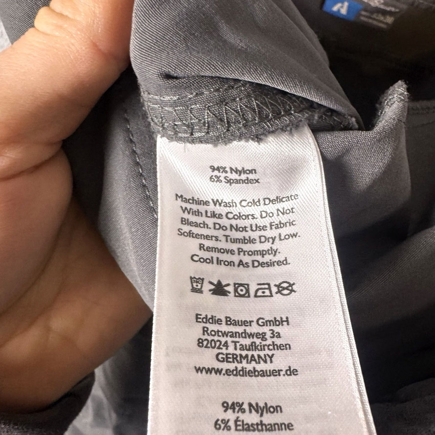 Eddie Bauer Eddie Bauer Pants Mens 33x26 Guide Pro Cargo Hike Unlined Hemmed First Ascent Gray Stretch Size US 33 - 4 Thumbnail