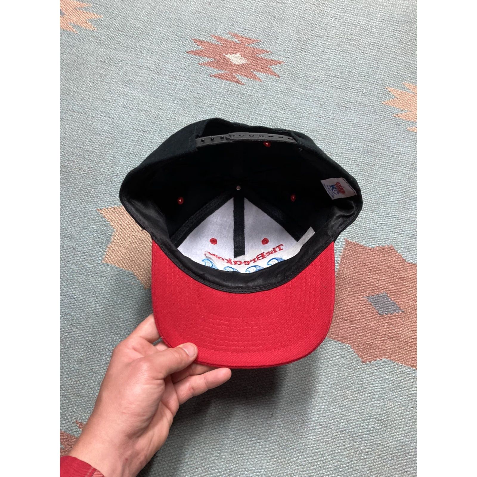 Vintage VINTAGE Myrtle Beach Snapback 90s Hat Cap Men Adjustable Black Ocean Waves The Breakers Resort Size ONE SIZE - 5 Thumbnail