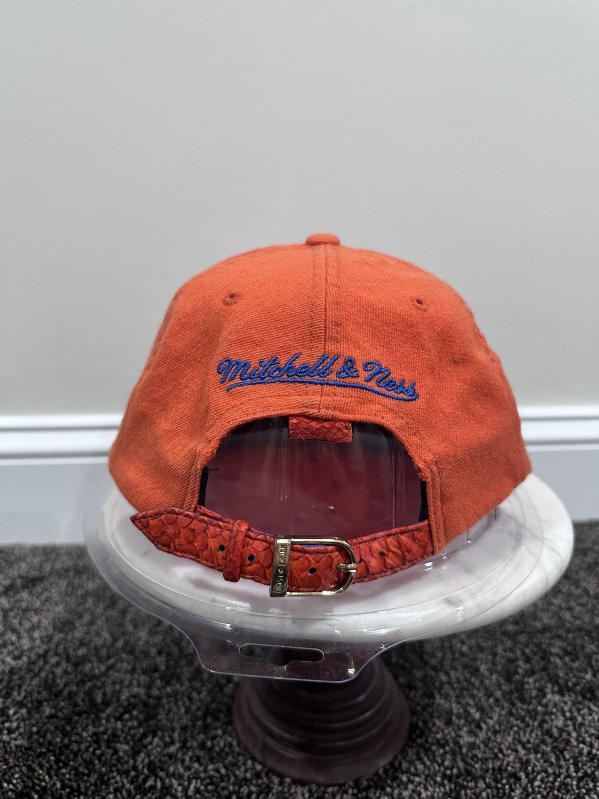 Just Don × Mitchell & Ness Just Don x Mitchell & Ness Denver Broncos Orange Python Hat Size ONE SIZE - 3 Thumbnail