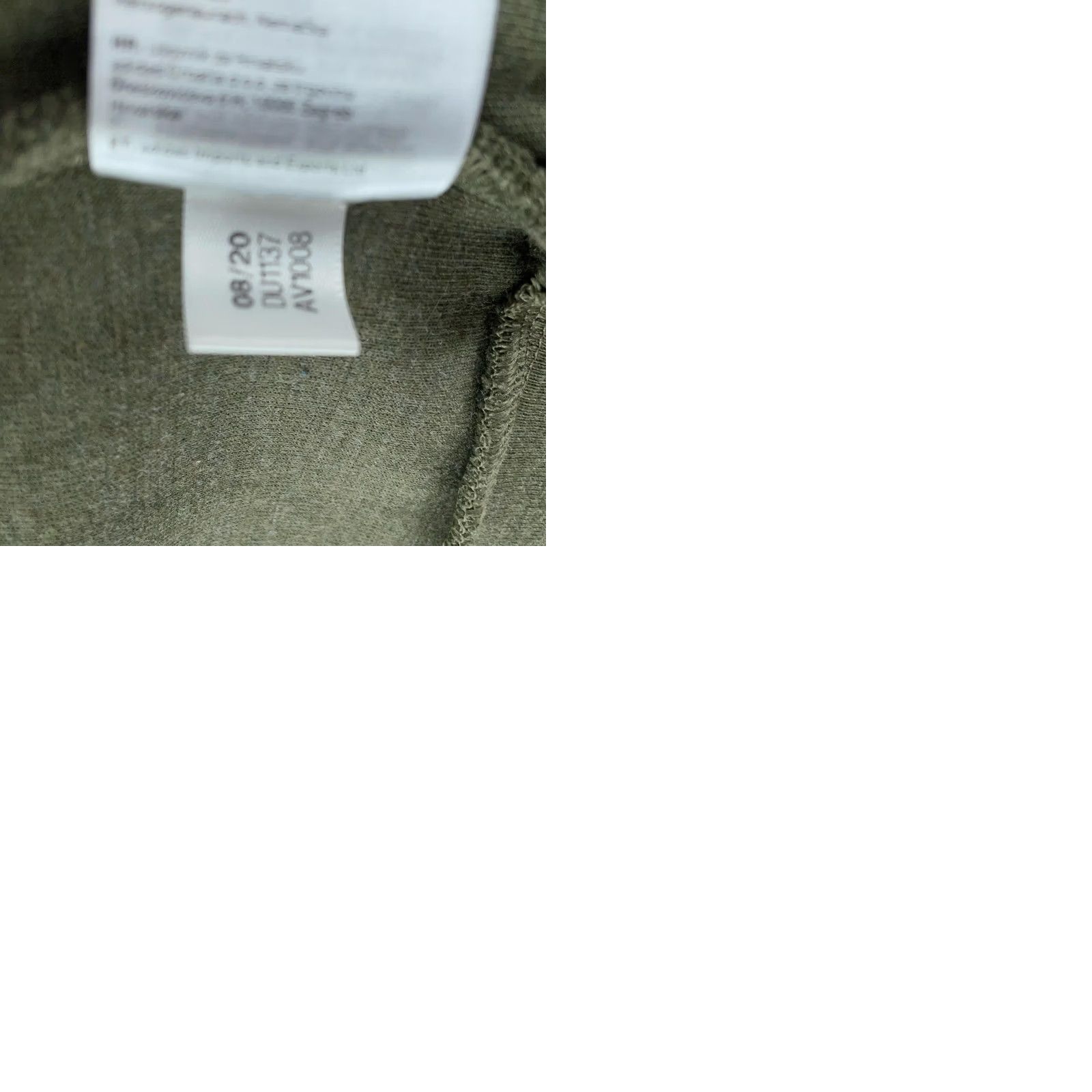Adidas Adidas Hoodie Mens S Olive Green Full Zip Sweatshirt Drawstring Logo DU1537 Size US S / EU 44-46 / 1 - 9 Thumbnail