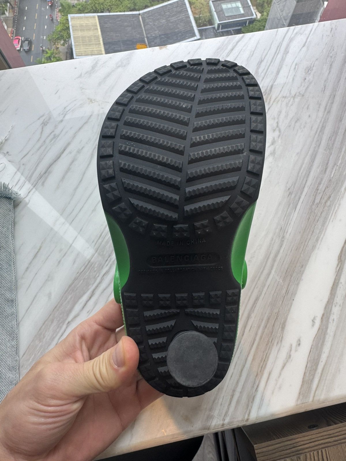 Balenciaga × Crocs Crocs™ Madame 80mm Mules in Green Size US 8 / IT 38 - 5 Thumbnail