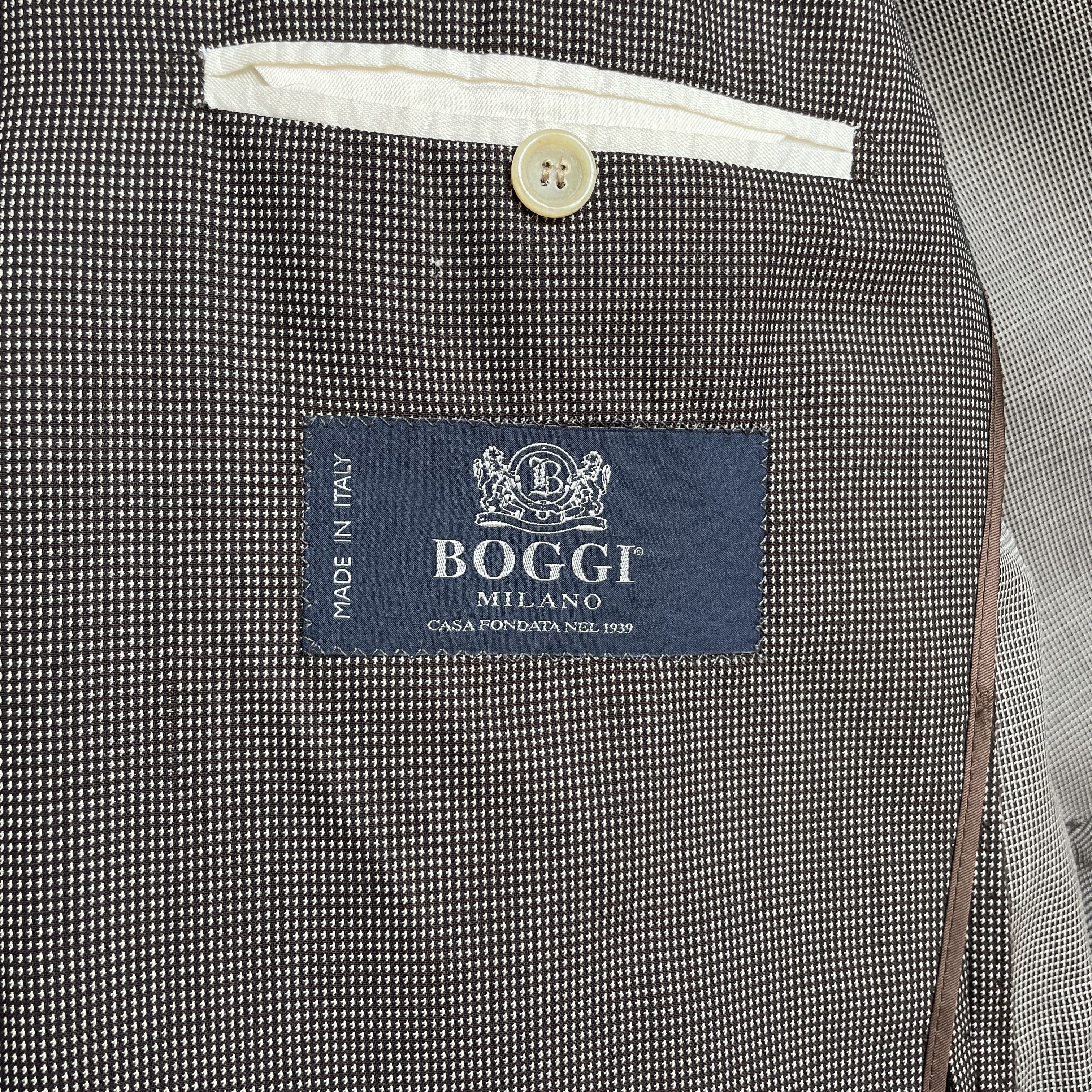 Boggi Boggi Milano Unlined Wool Blazer Size EUR 46 Size 36R - 8 Thumbnail
