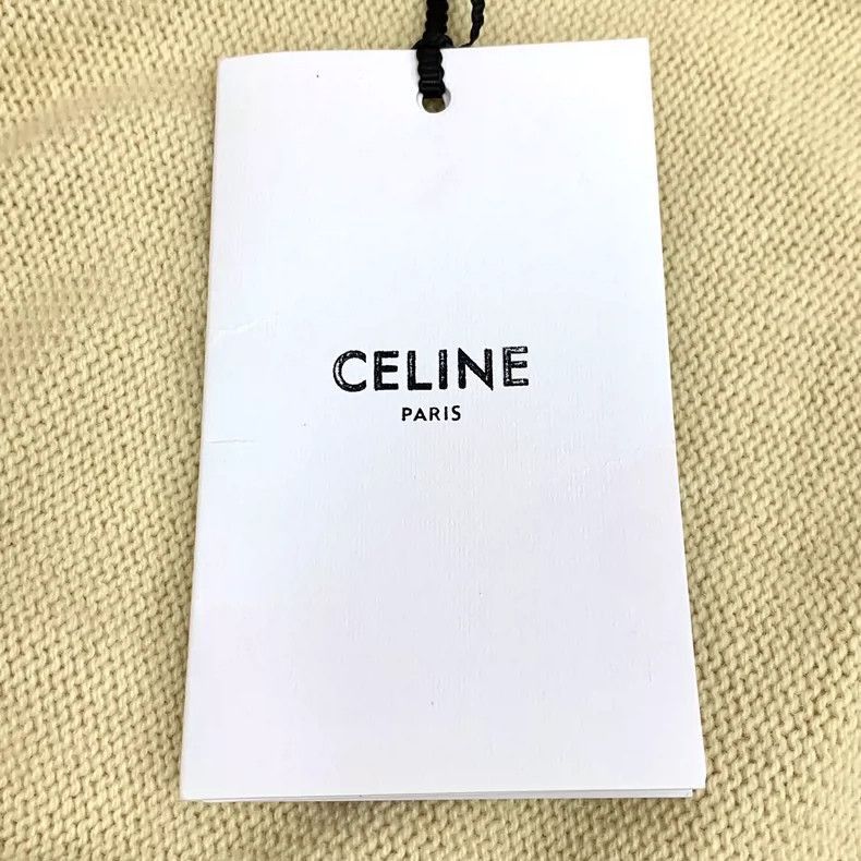 Celine Celine Brown Embroidered Cashmere Sweater Size XXS / US 00 / IT 34 - 8 Thumbnail