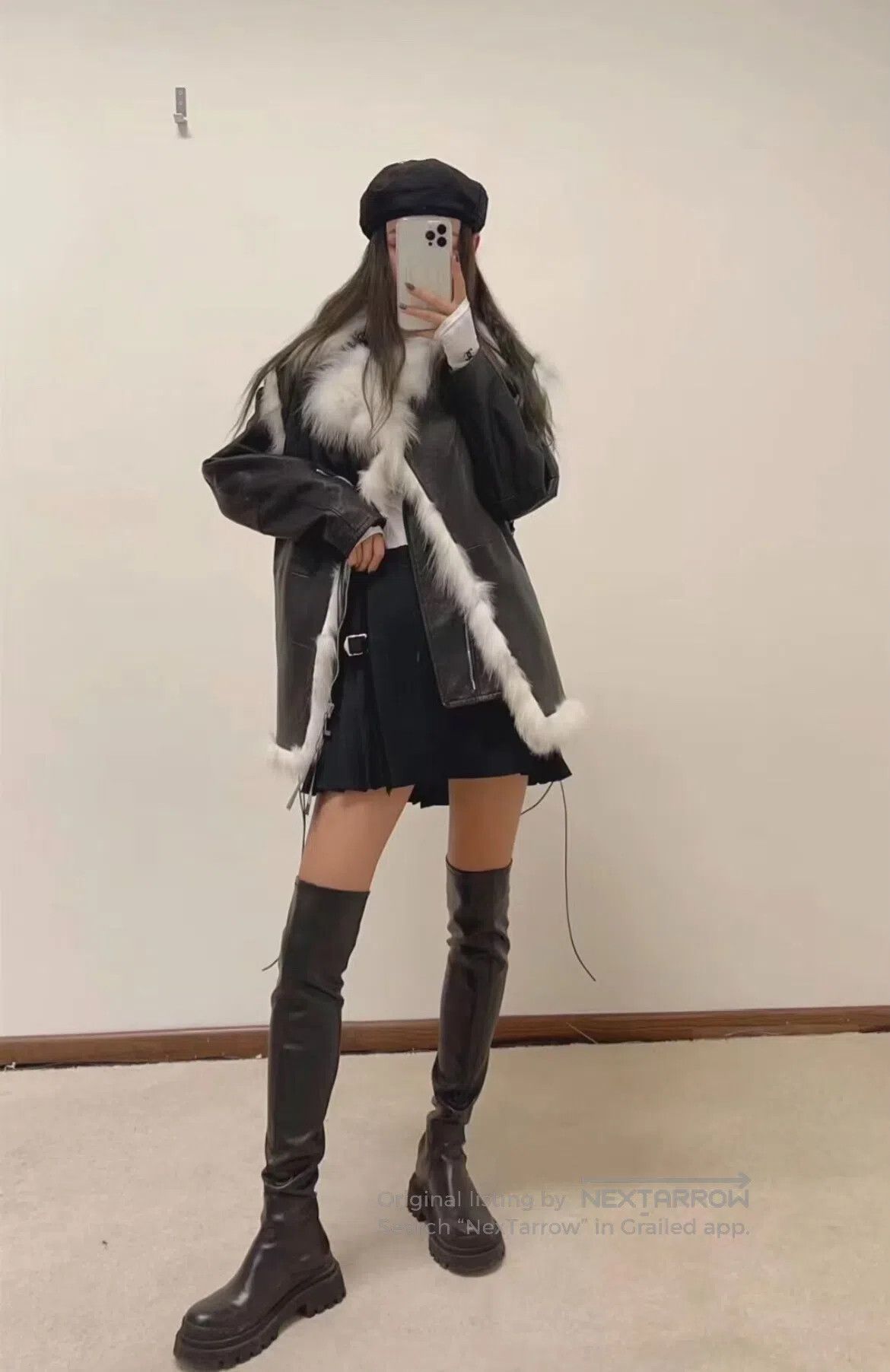 Saint Laurent Paris Saint Laurent Paris Locomotive-style leather jacket and su Size S / US 4 / IT 40 - 3 Thumbnail