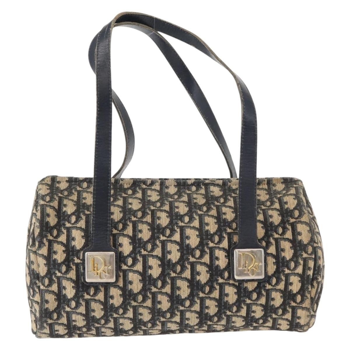 Dior Christian Dior Vintage Trotter Handbag Canvas Size ONE SIZE - 1 Thumbnail