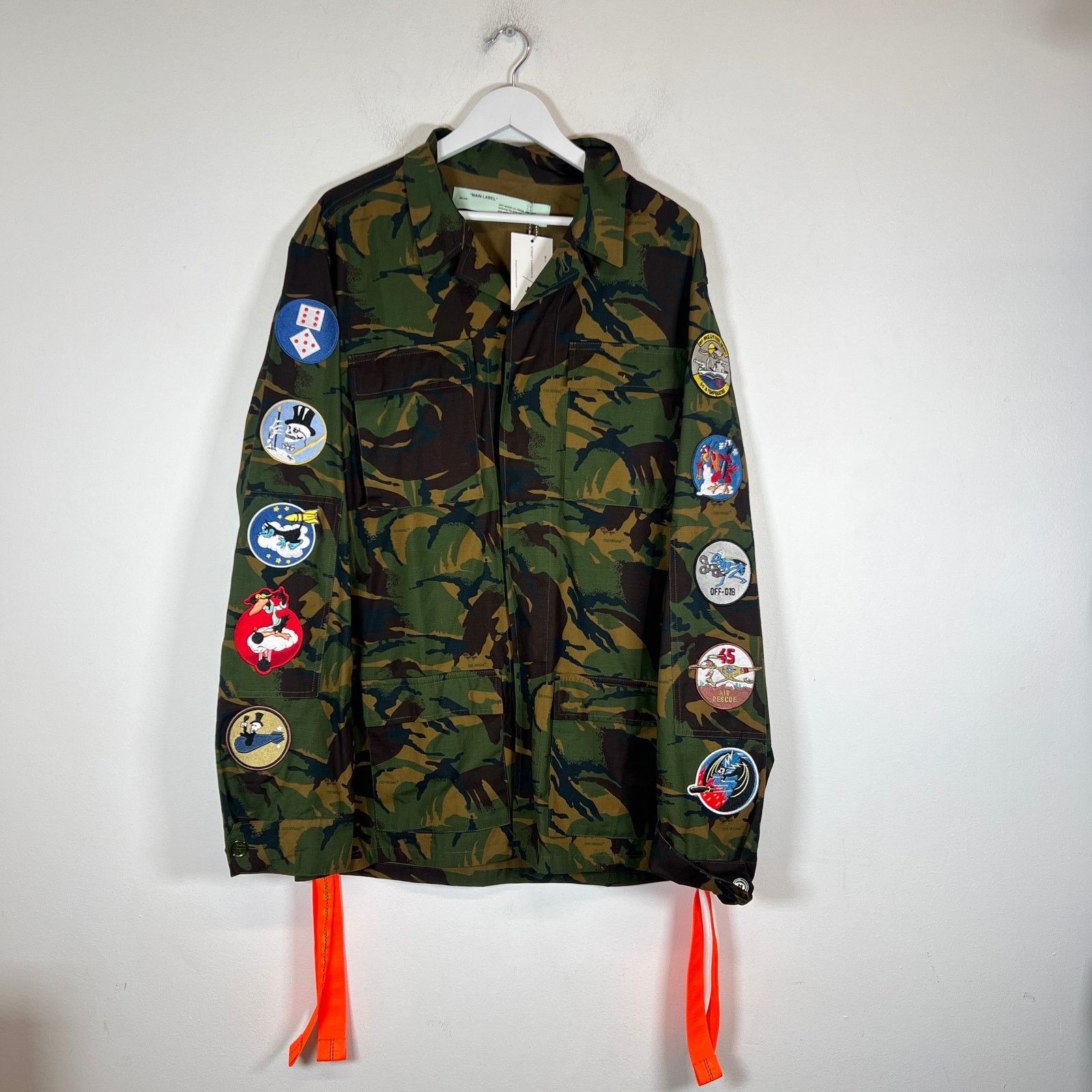 Off-White Off-White SS18 Camo Field Patches M-65 Cargo Jacket Size XXL Size US XXL / EU 58 / 5 - 1 Thumbnail
