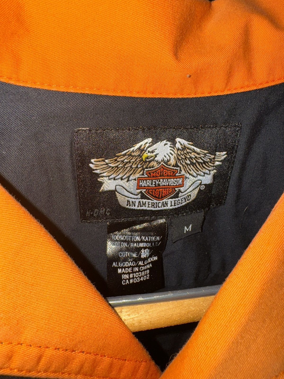 Harley Davidson Harley Davidson button down short sleeve shirt Size US M / EU 48-50 / 2 - 3 Thumbnail