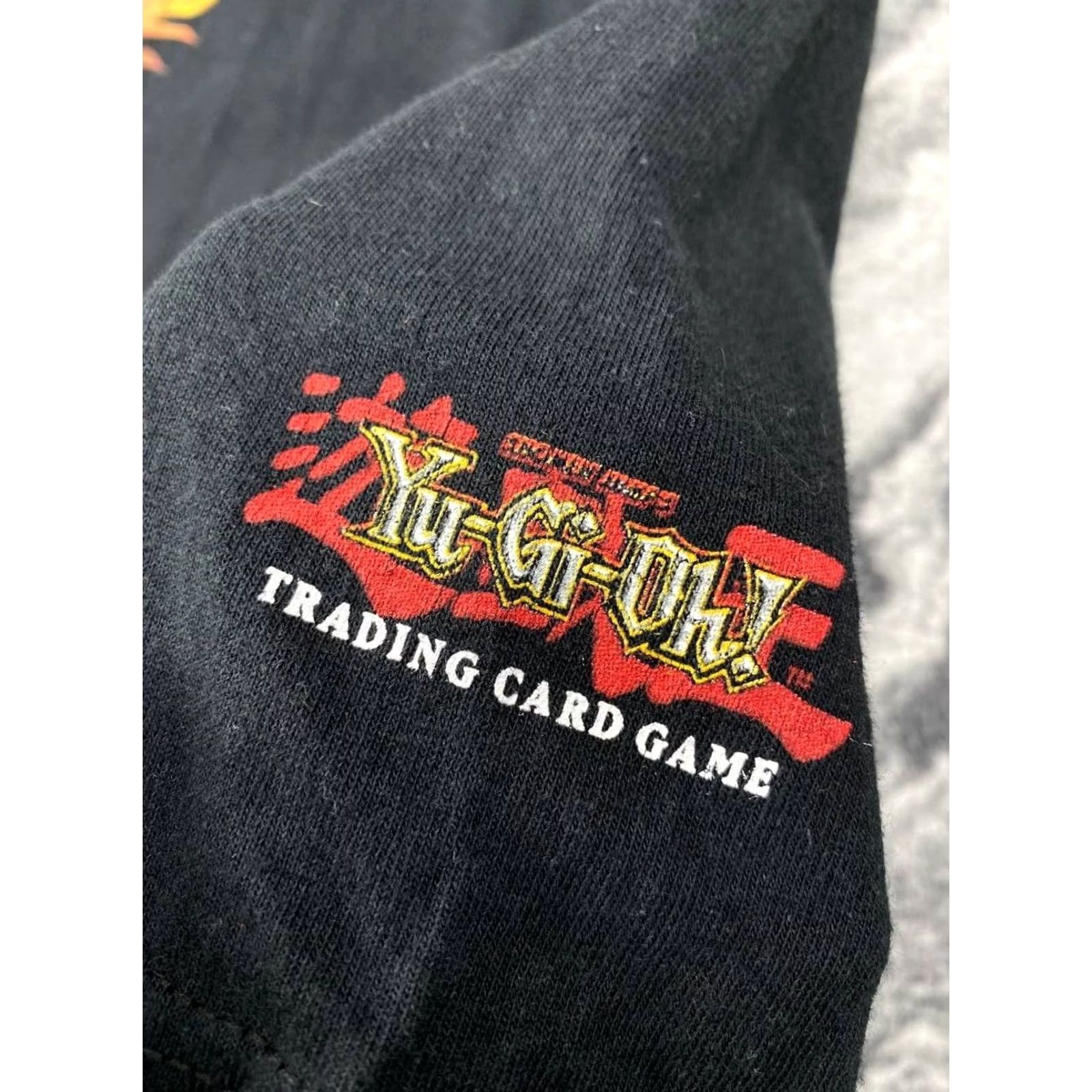 Vintage VINTAGE Yu-Gi-Oh! Flaming 1996 Eternity T-Shirt Men XL Black shirt Shortsleeve Crew Neck Graphic Print Size US XL / EU 56 / 4 - 7 Thumbnail