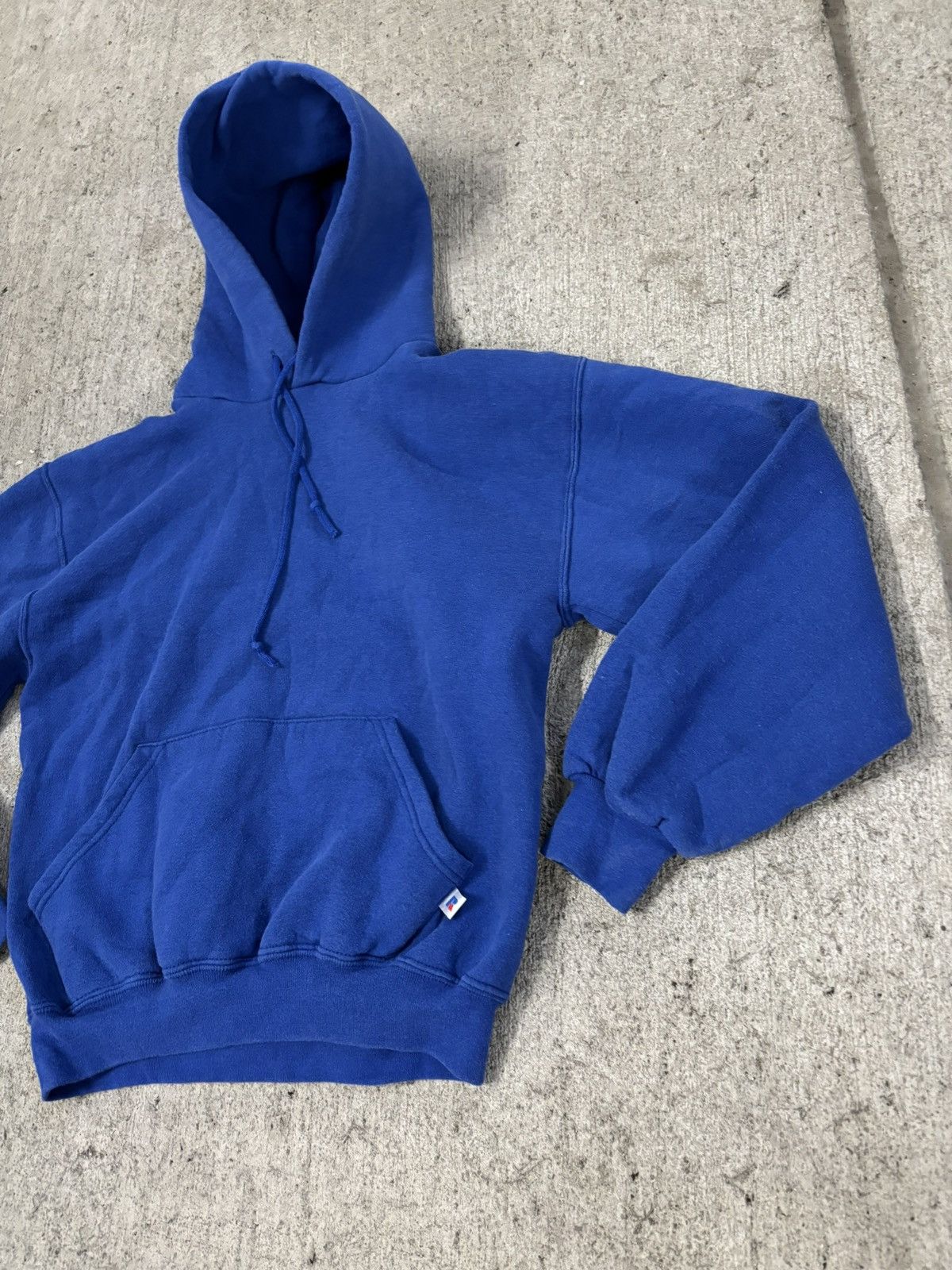 Russell Athletic × Vintage Black Zip up Blank Russell athletic crewneck sweatshirt Size US S / EU 44-46 / 1 - 4 Thumbnail