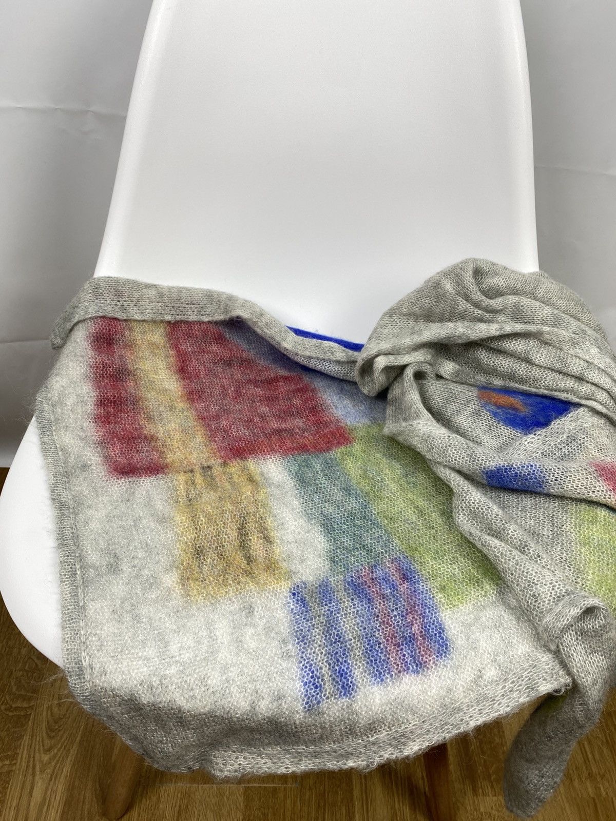 Other Troubadour Mohair-Nylon Printed Scarf Embroidered Size ONE SIZE - 7 Thumbnail