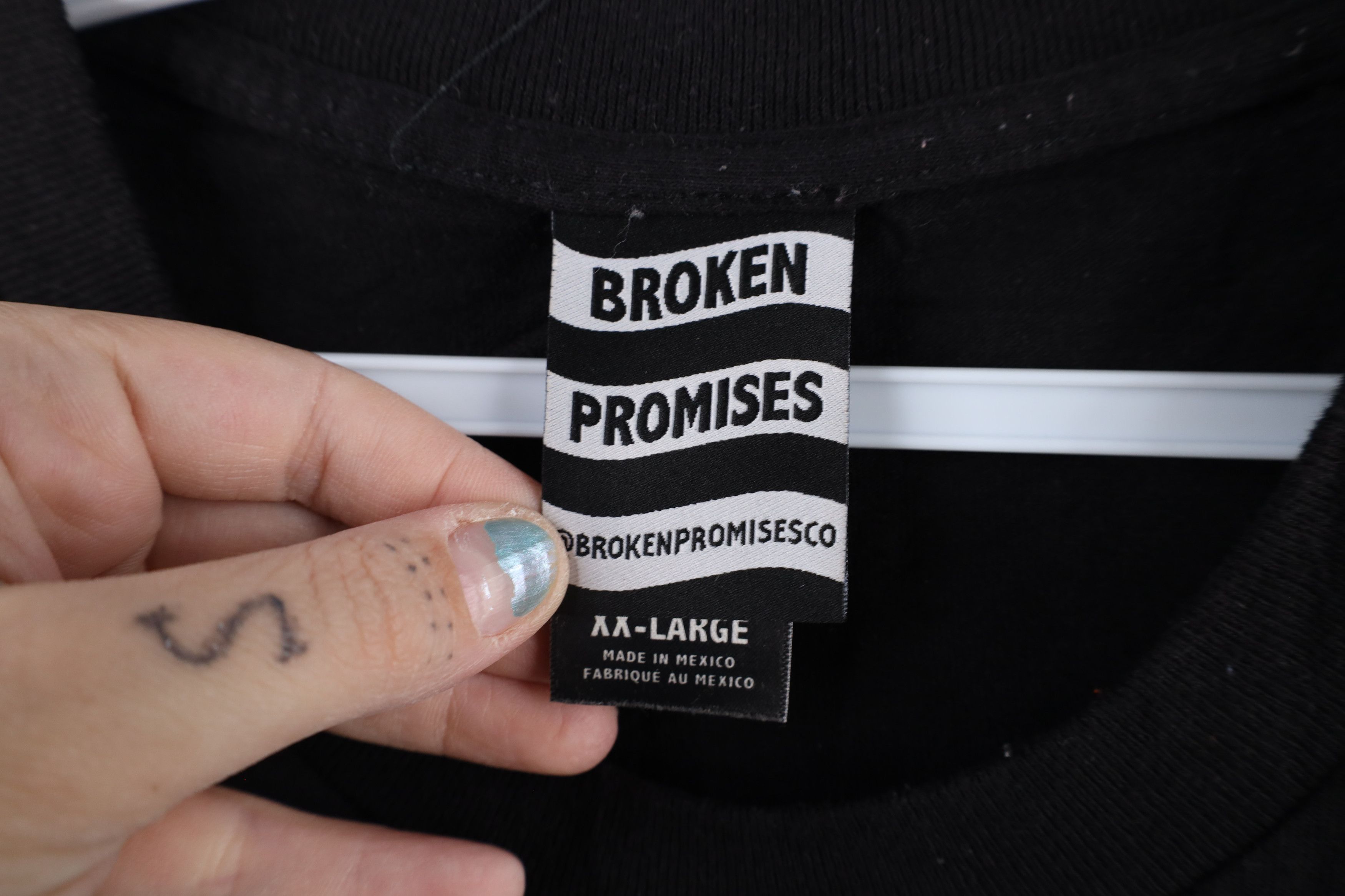 Vintage Broken Promises x Cheat Codes Grim Reaper T-Shirt Black Size US XXL / EU 58 / 5 - 6 Thumbnail