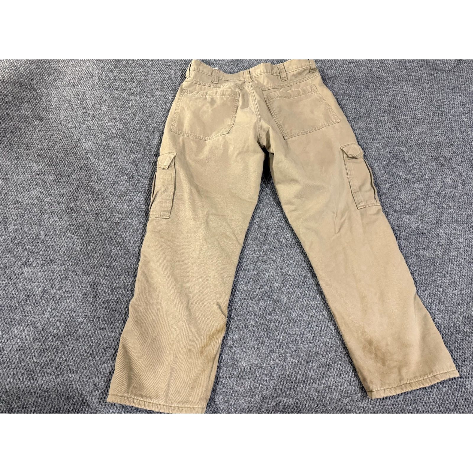 Wrangler Wrangler Cargo Pants 34X30 Beige Lined Insulated Workwear Outdoor Cargo Pocket Jeans Pants Men Regular Size 34 Beige Size US 34 / EU 50 - 7 Thumbnail