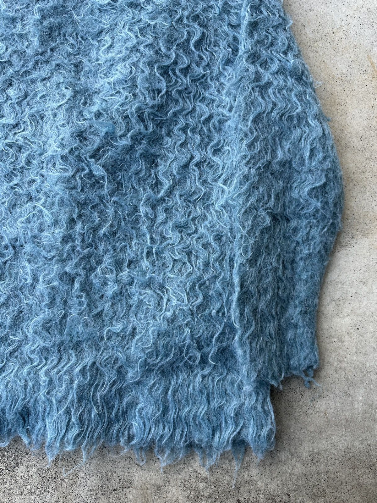 Japanese Brand Shaggy Public Tokyo Fur Mohair curly monster kurt cardigan Size US L / EU 52-54 / 3 - 8 Thumbnail