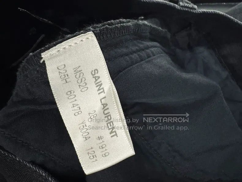 Saint Laurent Paris Saint Laurent Paris Ghost Claw Denim Jeans Size US 28 / EU 44 - 5 Thumbnail