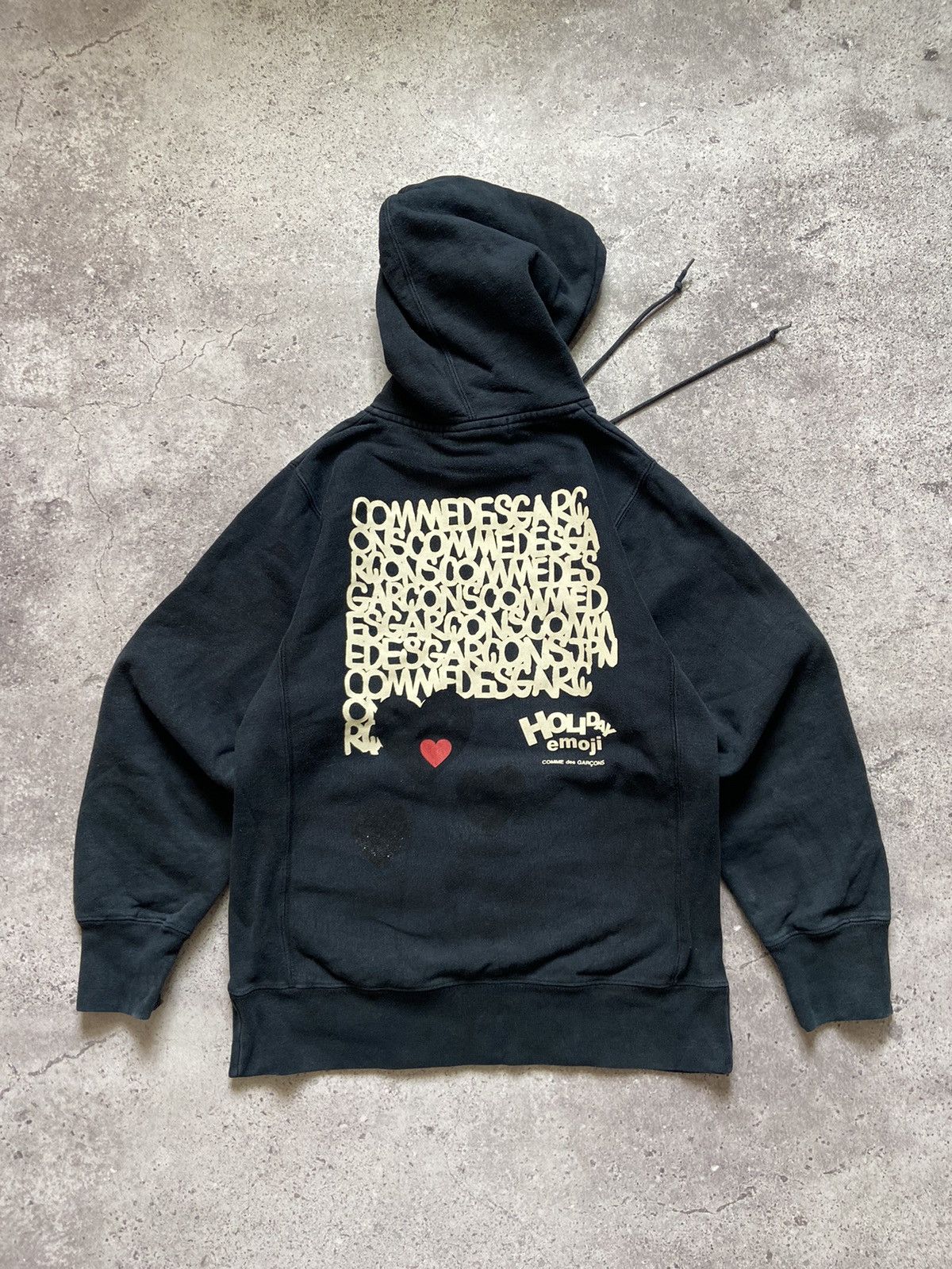 Comme des Garcons VINTAGE COMME DES GARCONS HOLIDAY EMOJI HOODIE VERY RARE Size US M / EU 48-50 / 2 - 1 Thumbnail