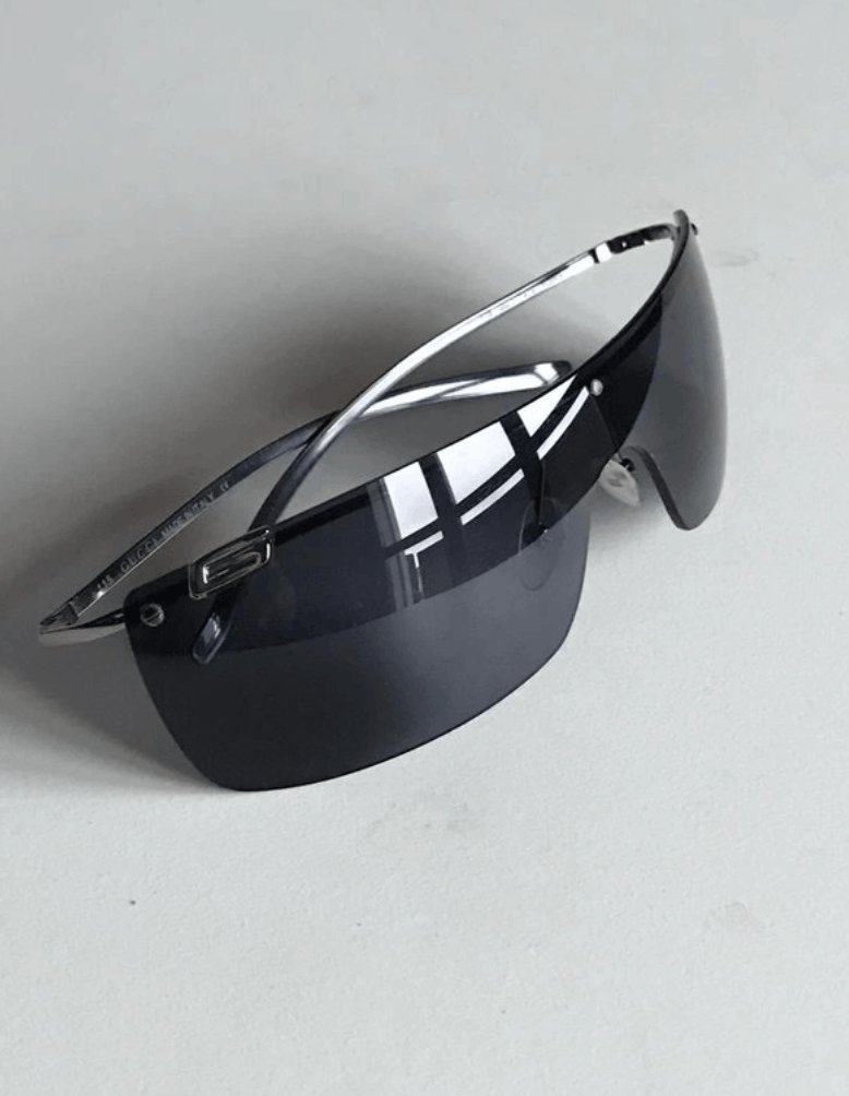 GUCCI Sunglasses GG1719 Shield Rimless 90s Wrap Vintage - Main Image