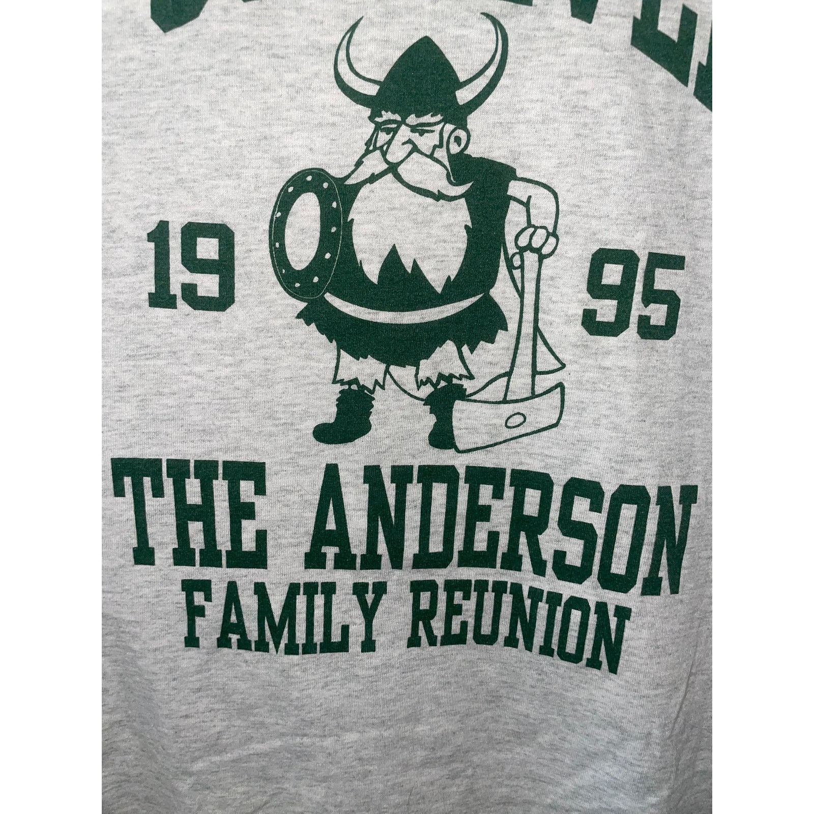 Fruit Of The Loom Vintage Family Reunion Shirt I Survived Gray Tee 90s XL Size US XL / EU 56 / 4 - 3 Thumbnail