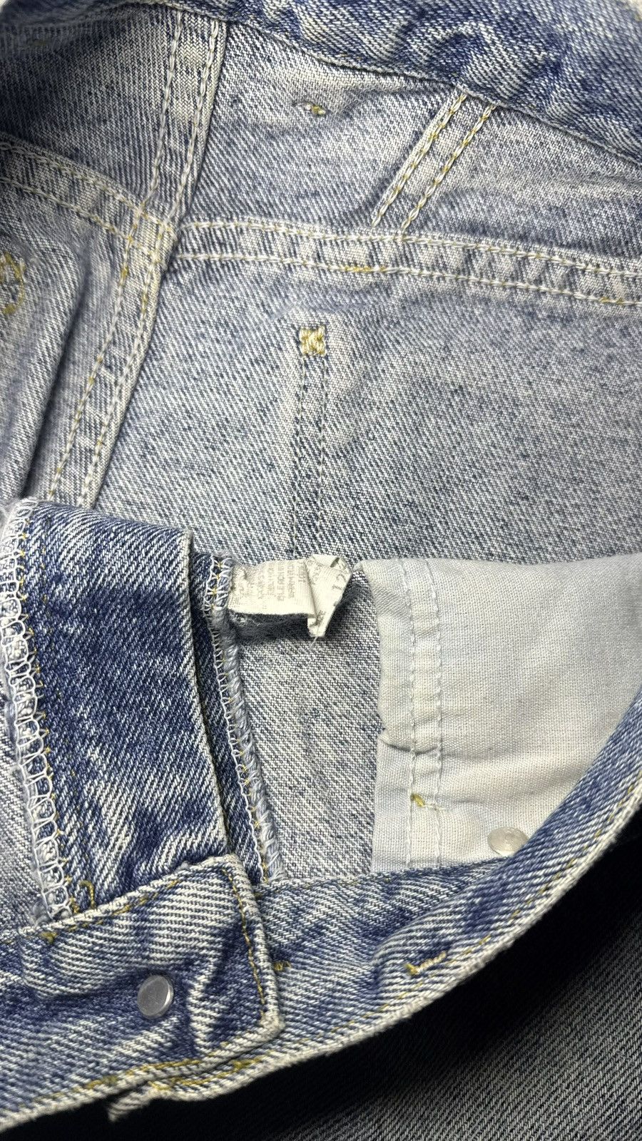 Lee Vintage 1990s Women’s Lee 12 Acid Wash Straight Leg Denim Size 34" / US 12 / IT 48 - 4 Thumbnail
