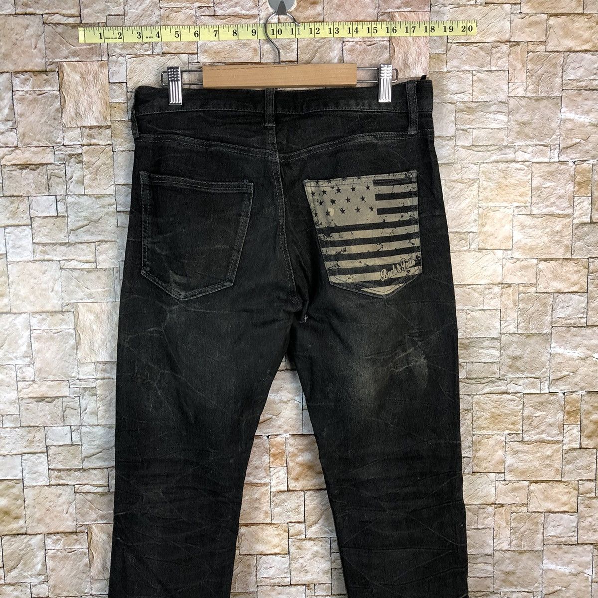 Japanese Brand Japan vintage Black Denim jeans Pants #A639 Size US 29 - 14 Thumbnail