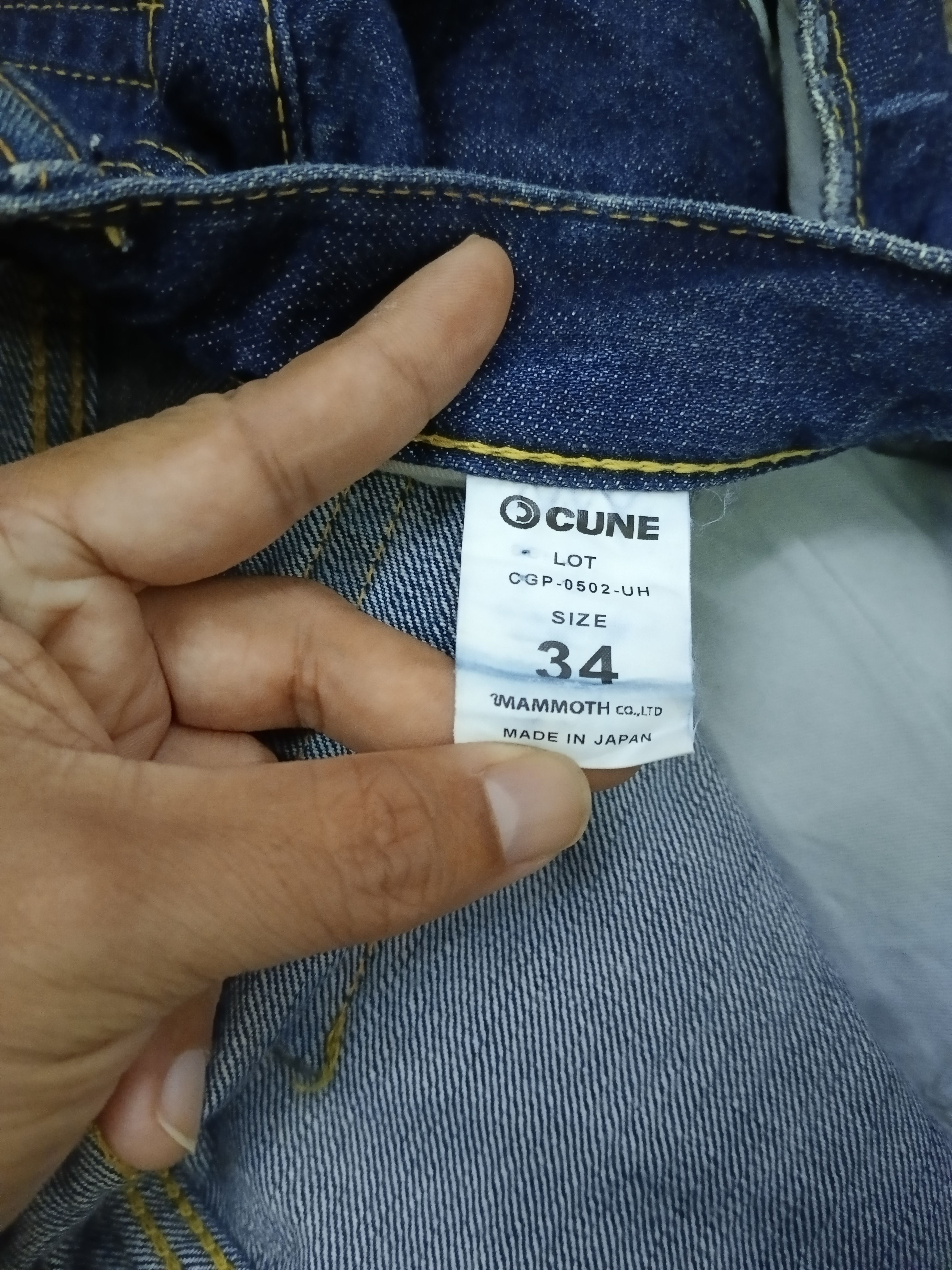 Japanese Brand SiCKK🔥VINTAGE 90s CUNE RABBIT MAMMOTH CO LTD MADE IN JAPAN Size US 33 - 8 Thumbnail