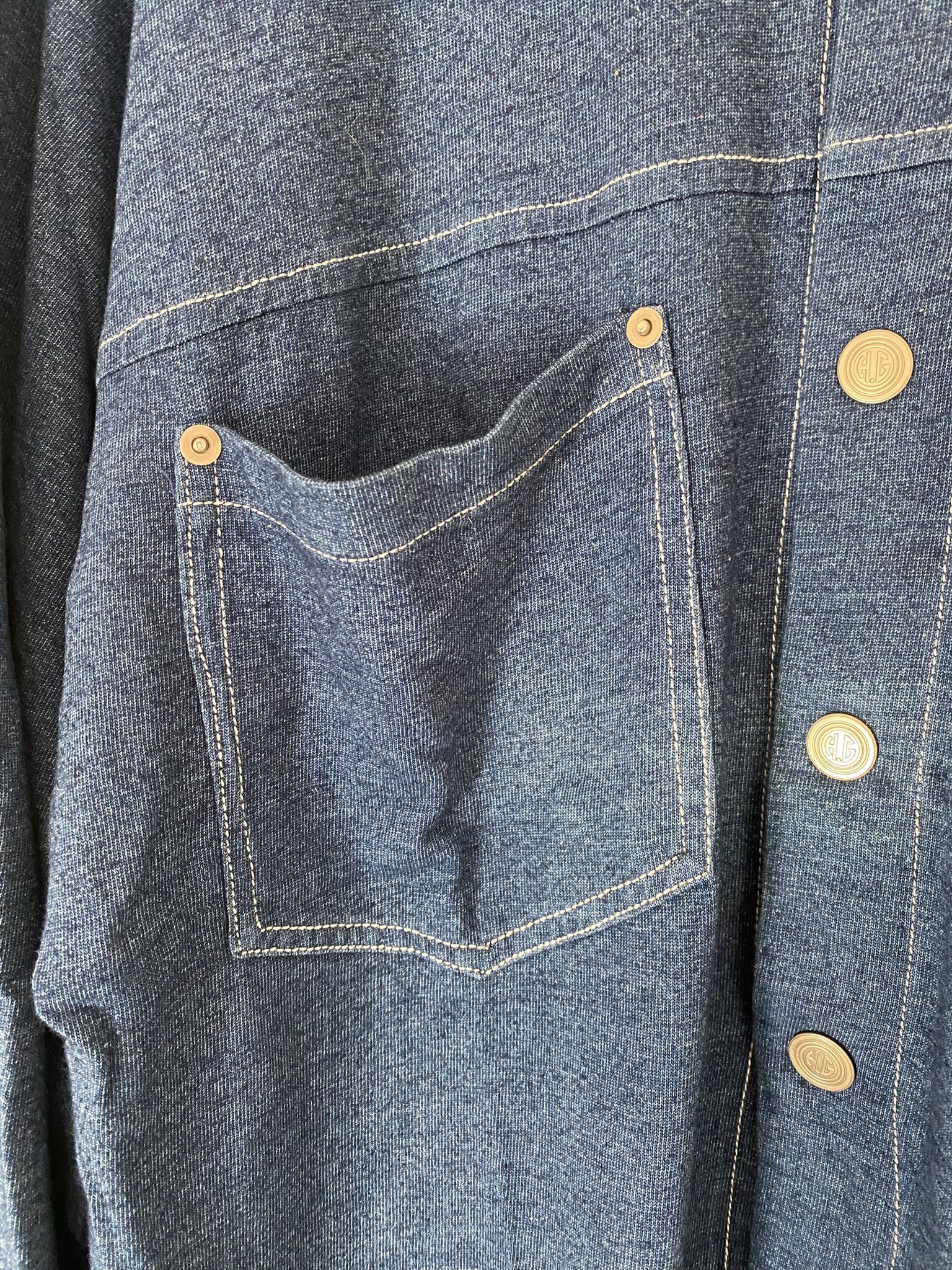 Vintage 2/M - Indigo Knit Shirt - Made in England Size US M / EU 48-50 / 2 - 9 Thumbnail