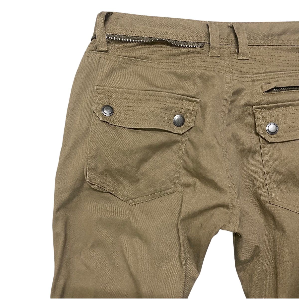 Le Grande Bleu (L.G.B.) Semantic Design Cargo Tactical Stacked Flare Pants Size US 32 / EU 48 - 10 Thumbnail