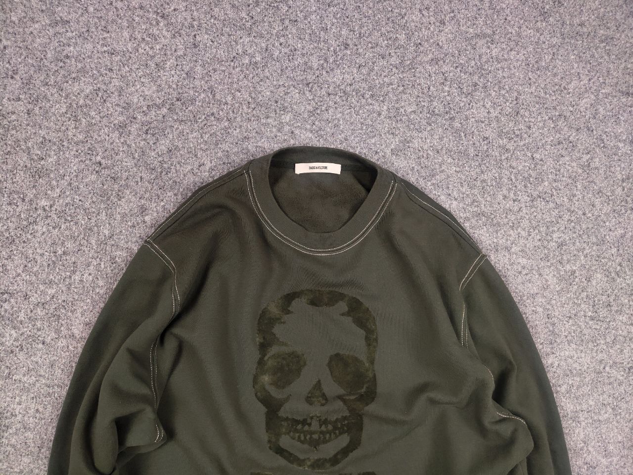 Zadig & Voltaire Zadig & Voltaire Design simba skull Logo Khaki Sweatshirt Size US M / EU 48-50 / 2 - 5 Thumbnail