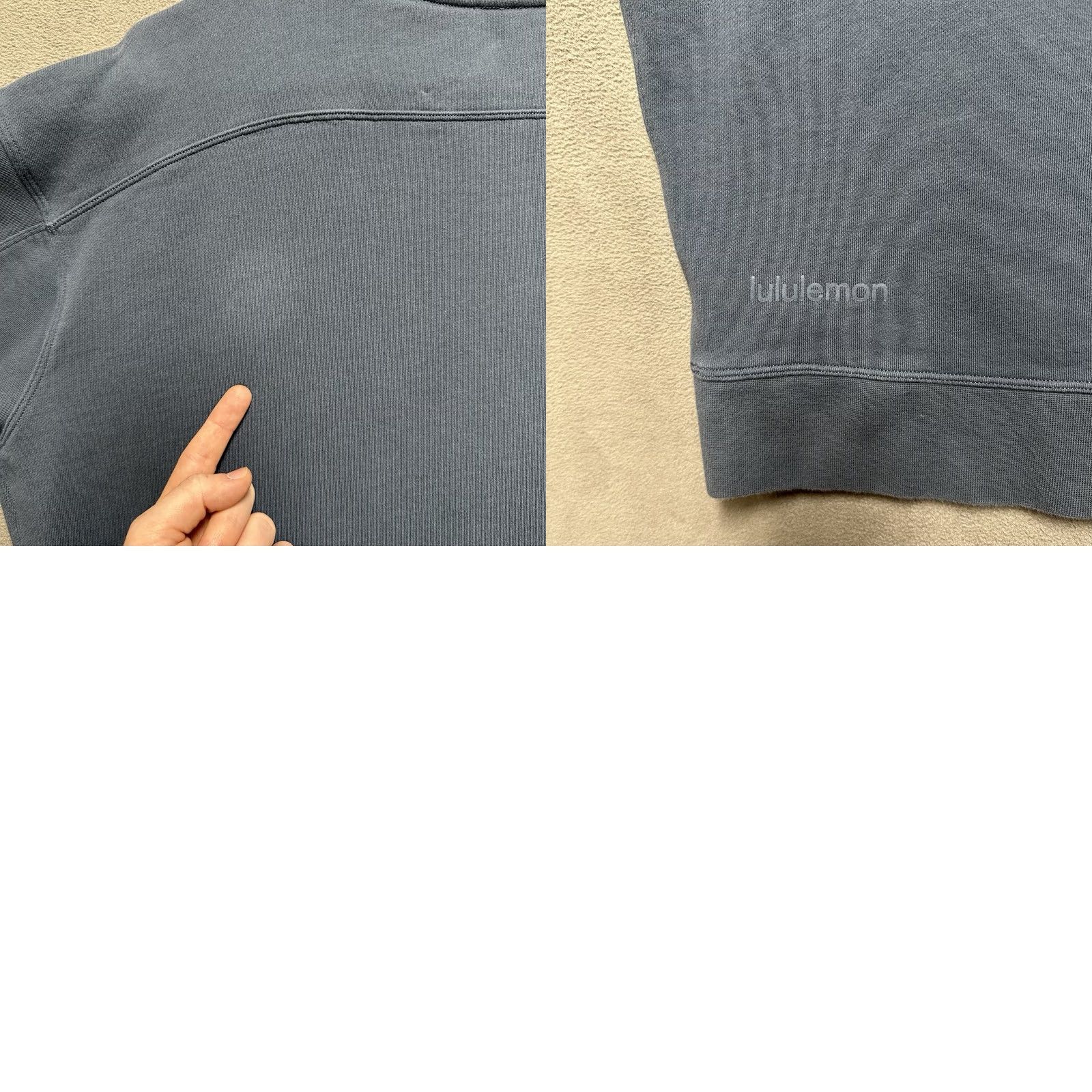 Lululemon Lululemon Perfectly Oversized Crew Sweatshirt Blue Size 8 Cotton Terry Relaxed Women Size M / US 6-8 / IT 42-44 - 9 Thumbnail