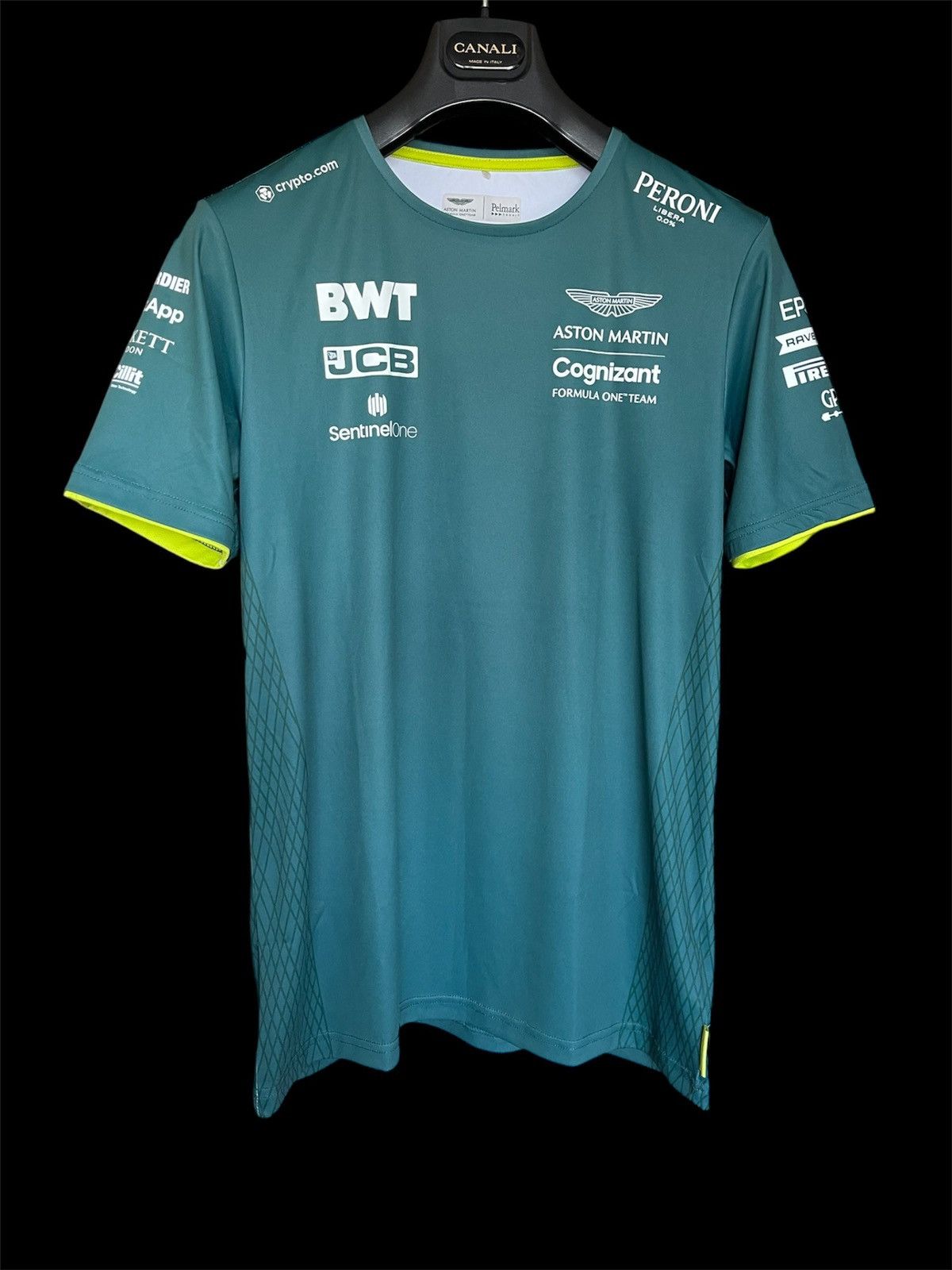 Formula 1 Aston Martin Pelmark formula 1 team green jersey Size US M / EU 48-50 / 2 - 2 Thumbnail