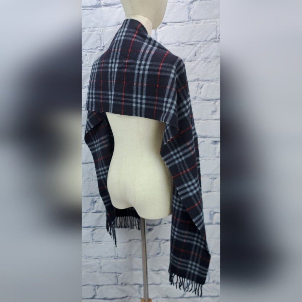 Burberry Burberry Vintage Scarf Nova Check 100% Cashmere Wool Scotla Size ONE SIZE - 4 Thumbnail