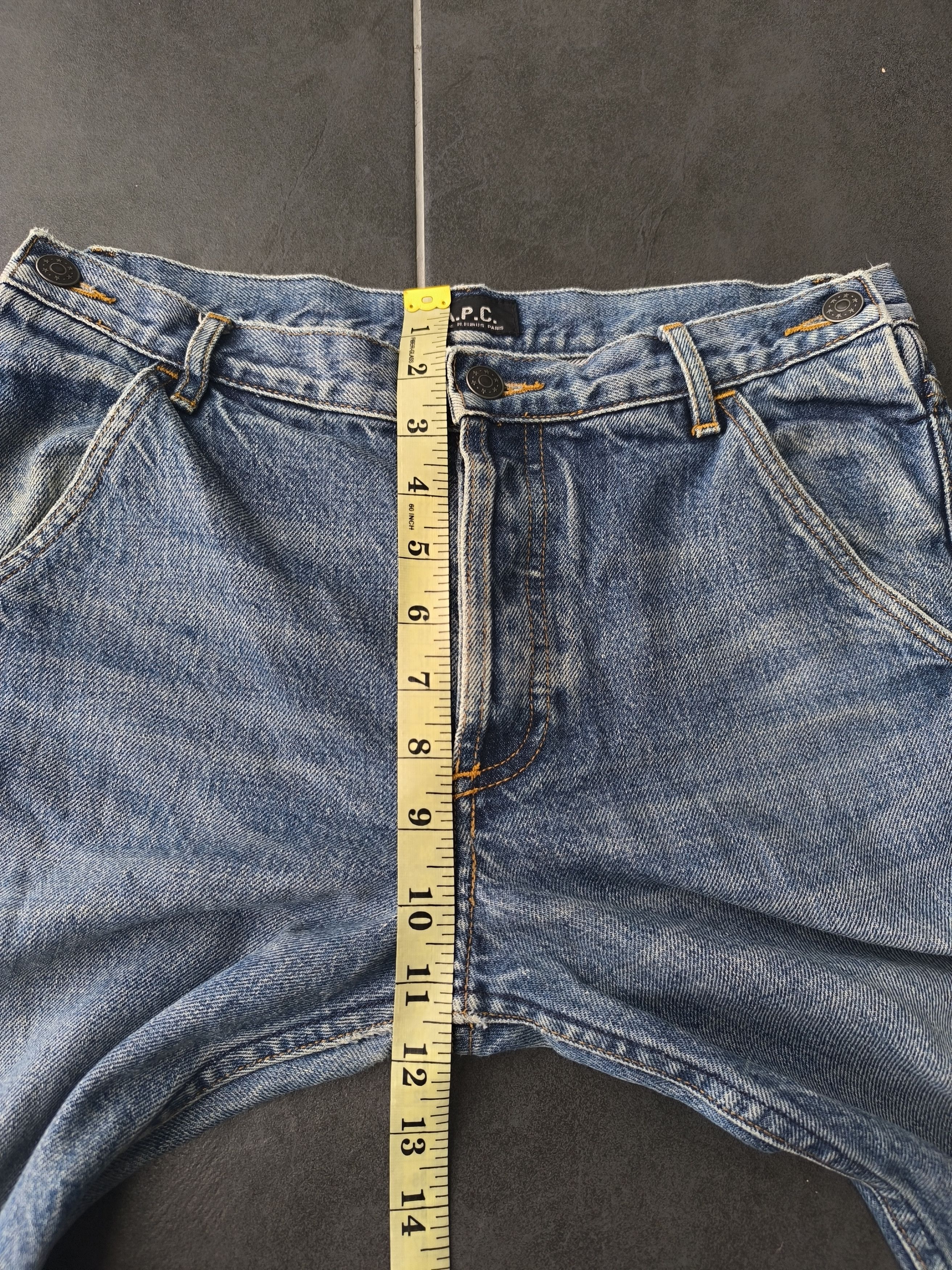 A.P.C. × Japanese Brand RARE APC CARPENTER JEANS Size US 30 / EU 46 - 12 Thumbnail