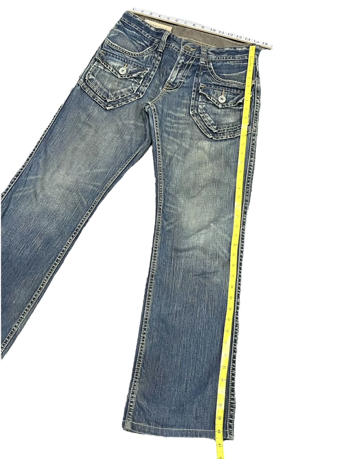 Japanese Brand 🔥Vintage Bush Pants Distressed Rusty Denim Japanese Brand Size US 31 - 10 Thumbnail