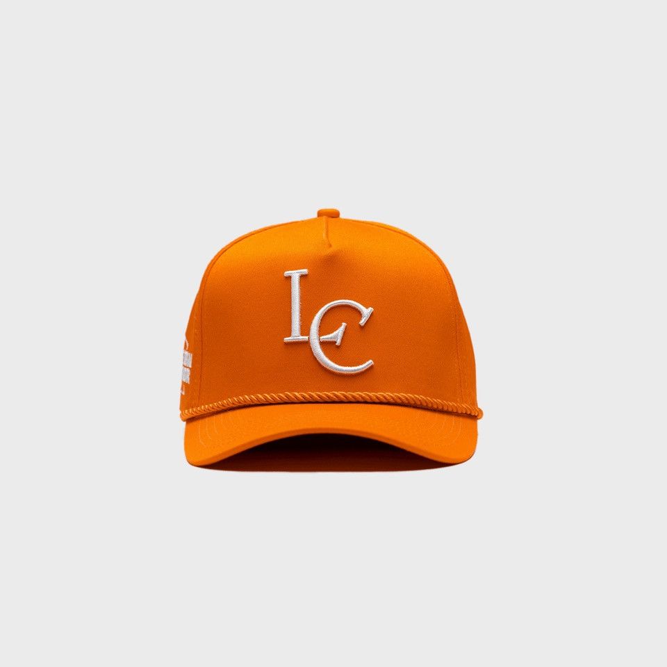 Other Le Court Cotton Twill Monogram Cap Snapback Court Orange Size ONE SIZE - 1 Thumbnail