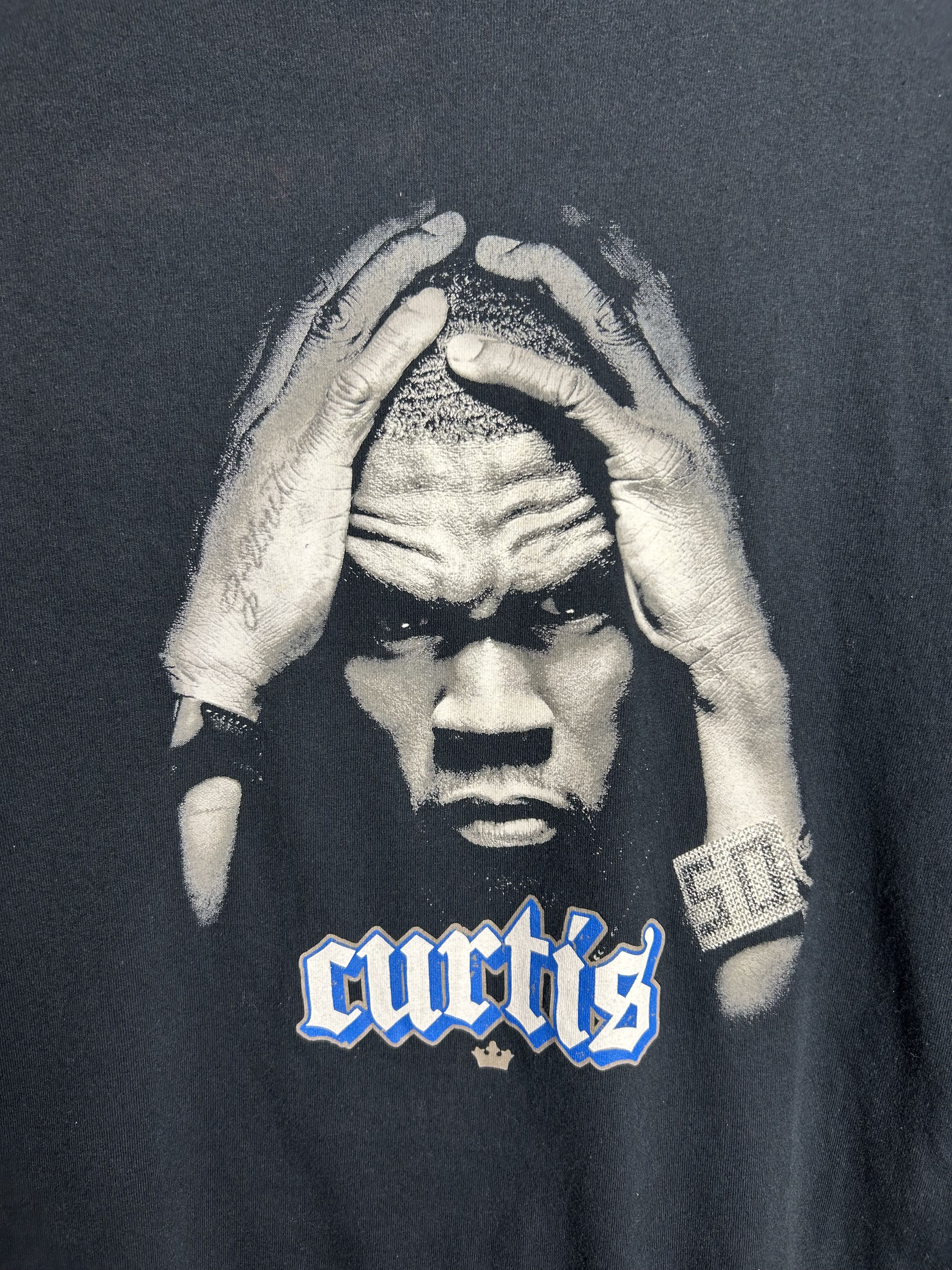 Rap Tees Vintage 2007 50 Cent Cutis Rap Tour T-shirt Size US M / EU 48-50 / 2 - 4 Thumbnail