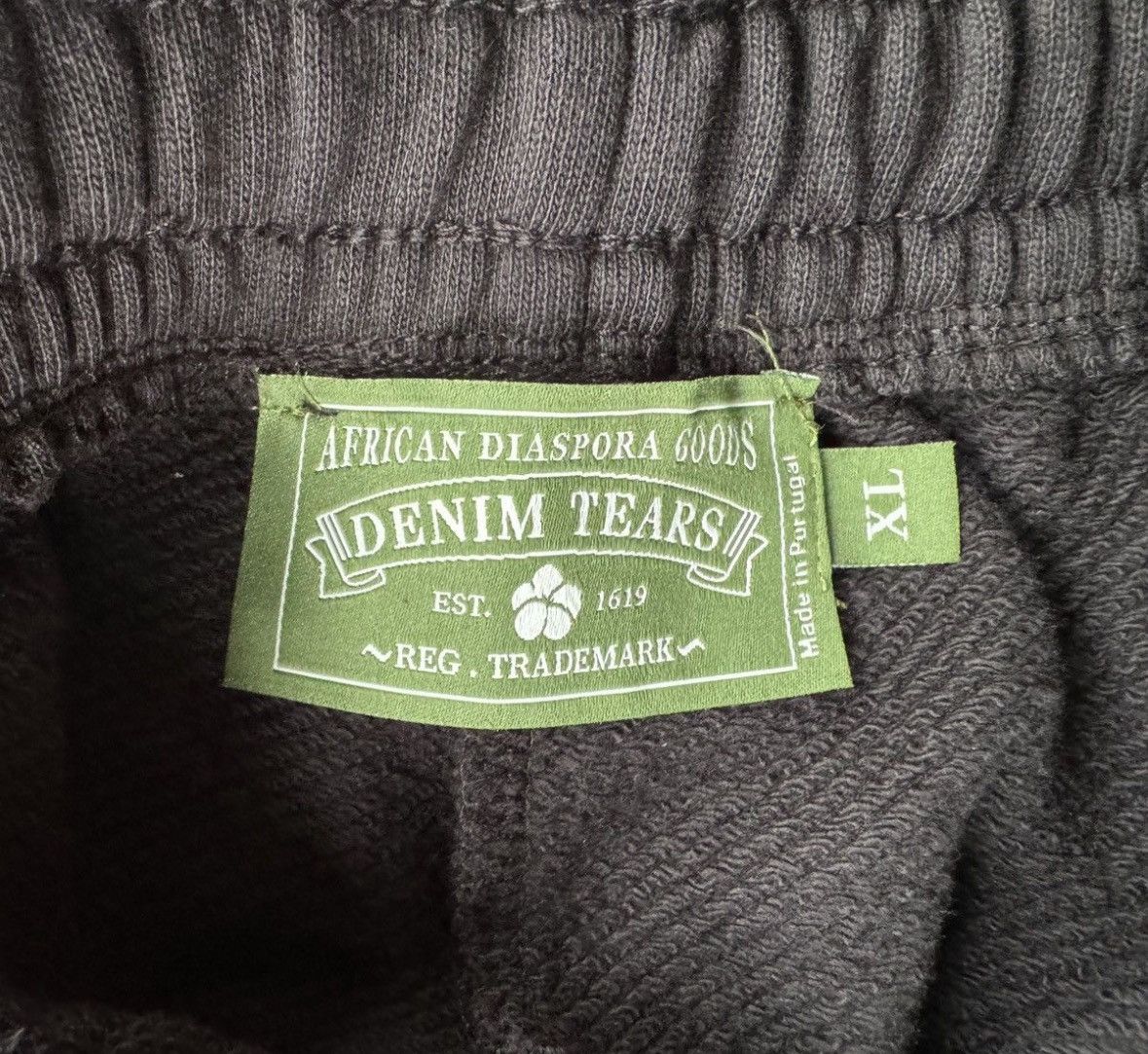 DENIM TEARS Black Monochrome sweatpants Size US 36 / EU 52 - 2 Thumbnail