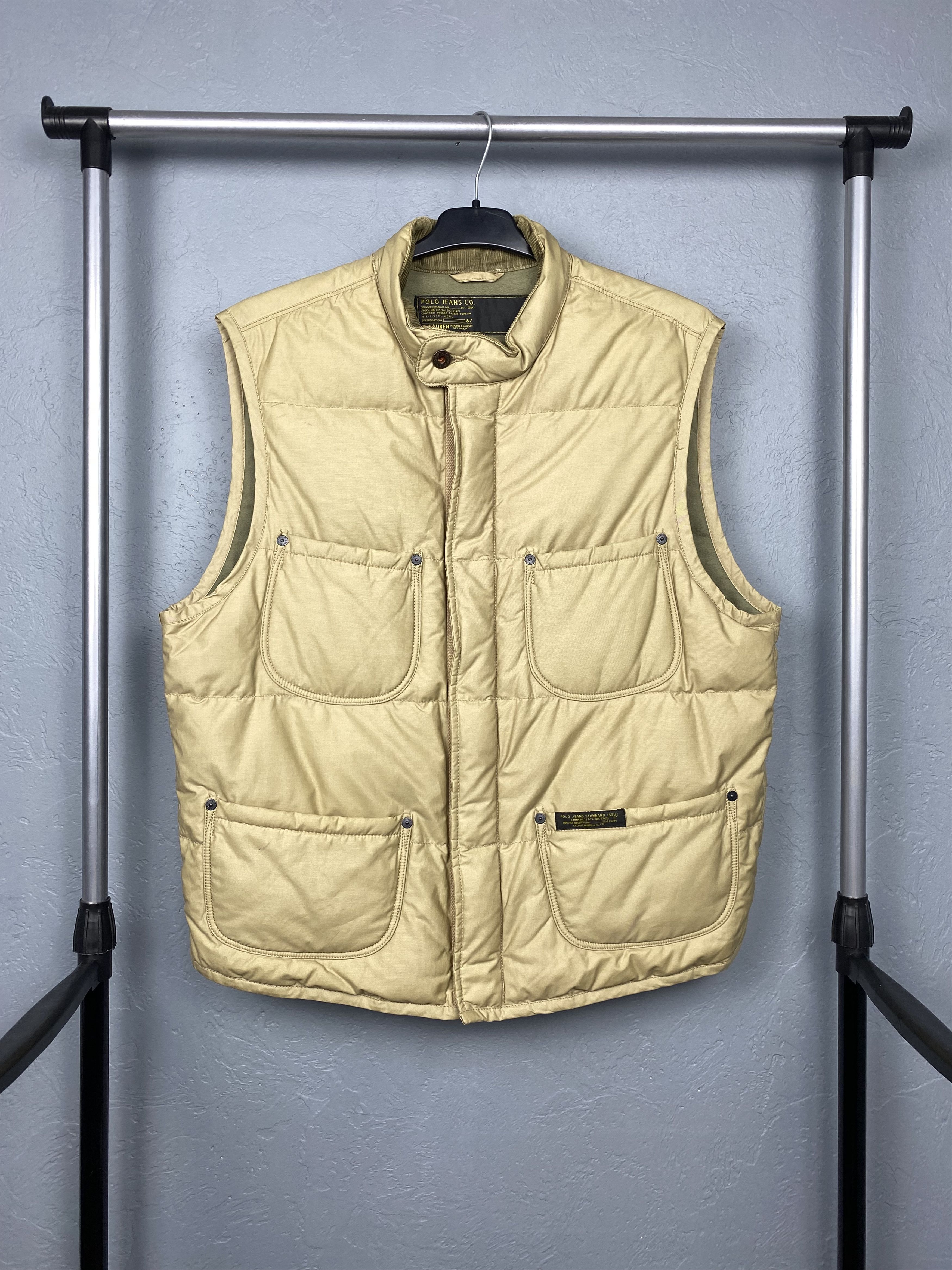 Polo Ralph Lauren Polo Ralph Lauren Jeans Co. Vintage Mens Nylon Vest Y2K Size US L / EU 52-54 / 3 - 1 Thumbnail
