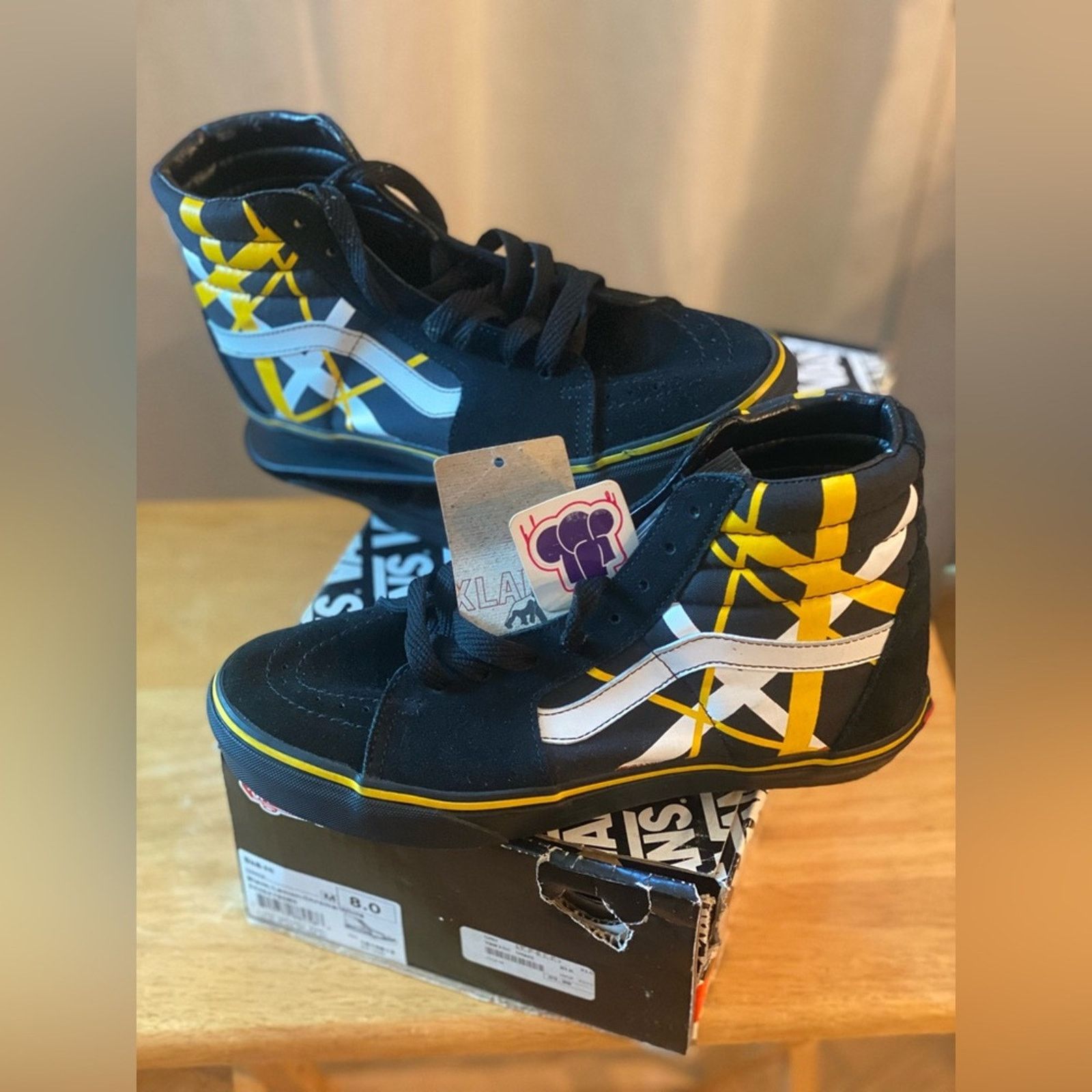 Vans Vans Sk8 Hi x XLarge black/lemon/chrome/white m 8 Size US 8 / EU 41 - 3 Thumbnail