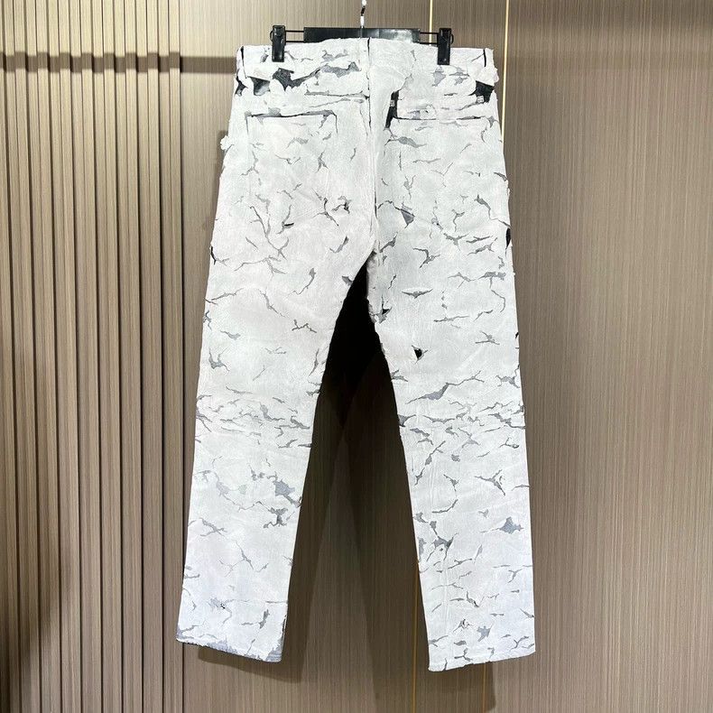 Givenchy Givenchy Givenchy MMW Paint Coated Denim Pants -2507 Size US 34 / EU 50 - 2 Thumbnail