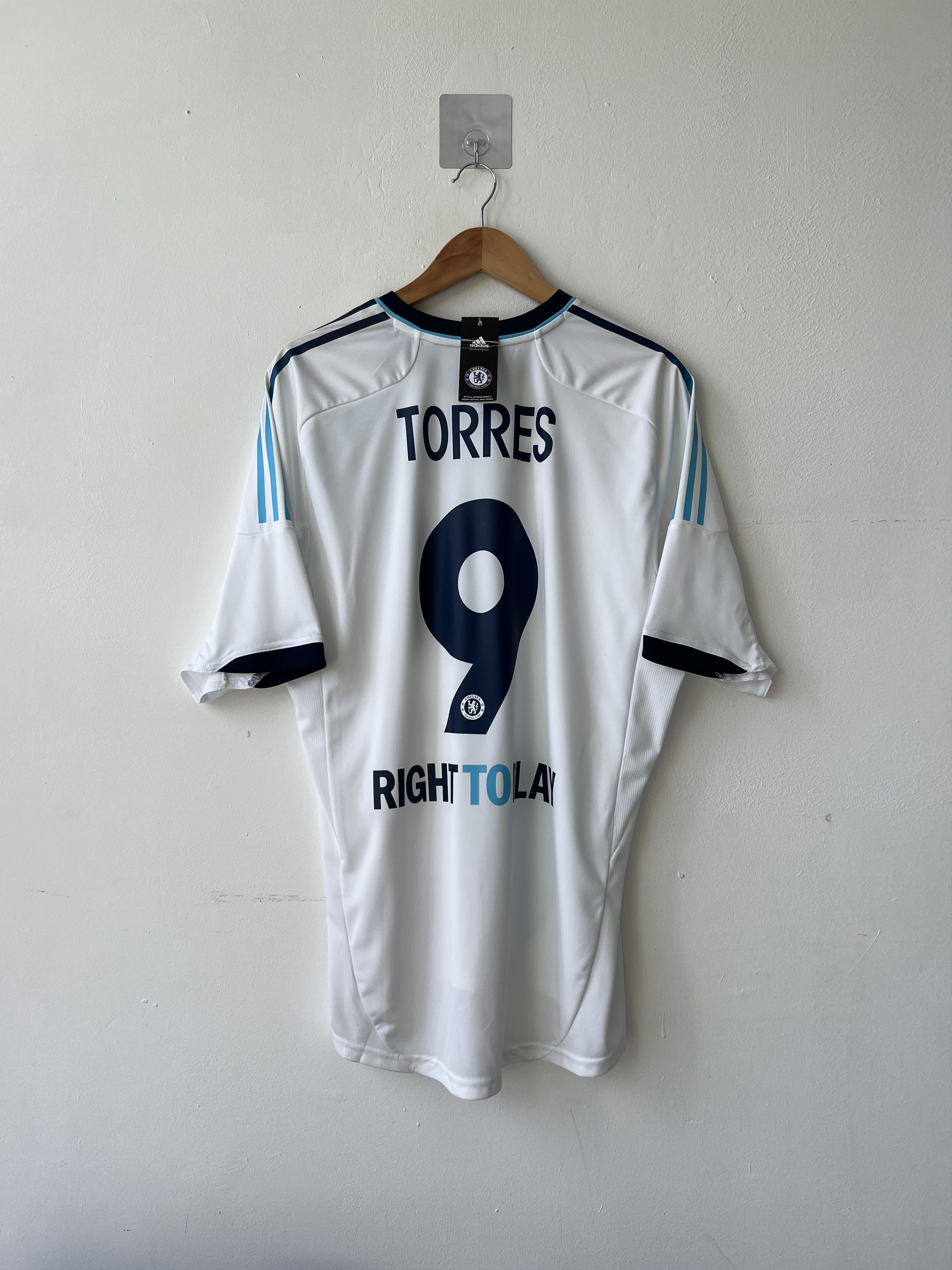 Adidas Vintage Chelsea FC 11/12 Torres 9 Away Jersey | Grailed