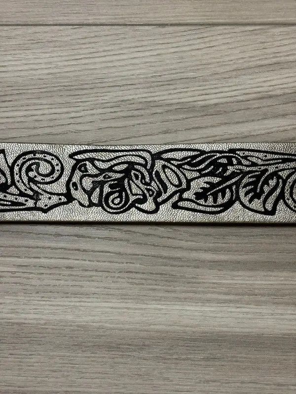 Japanese Brand Rose Buckle Belt Size 30 - 5 Thumbnail