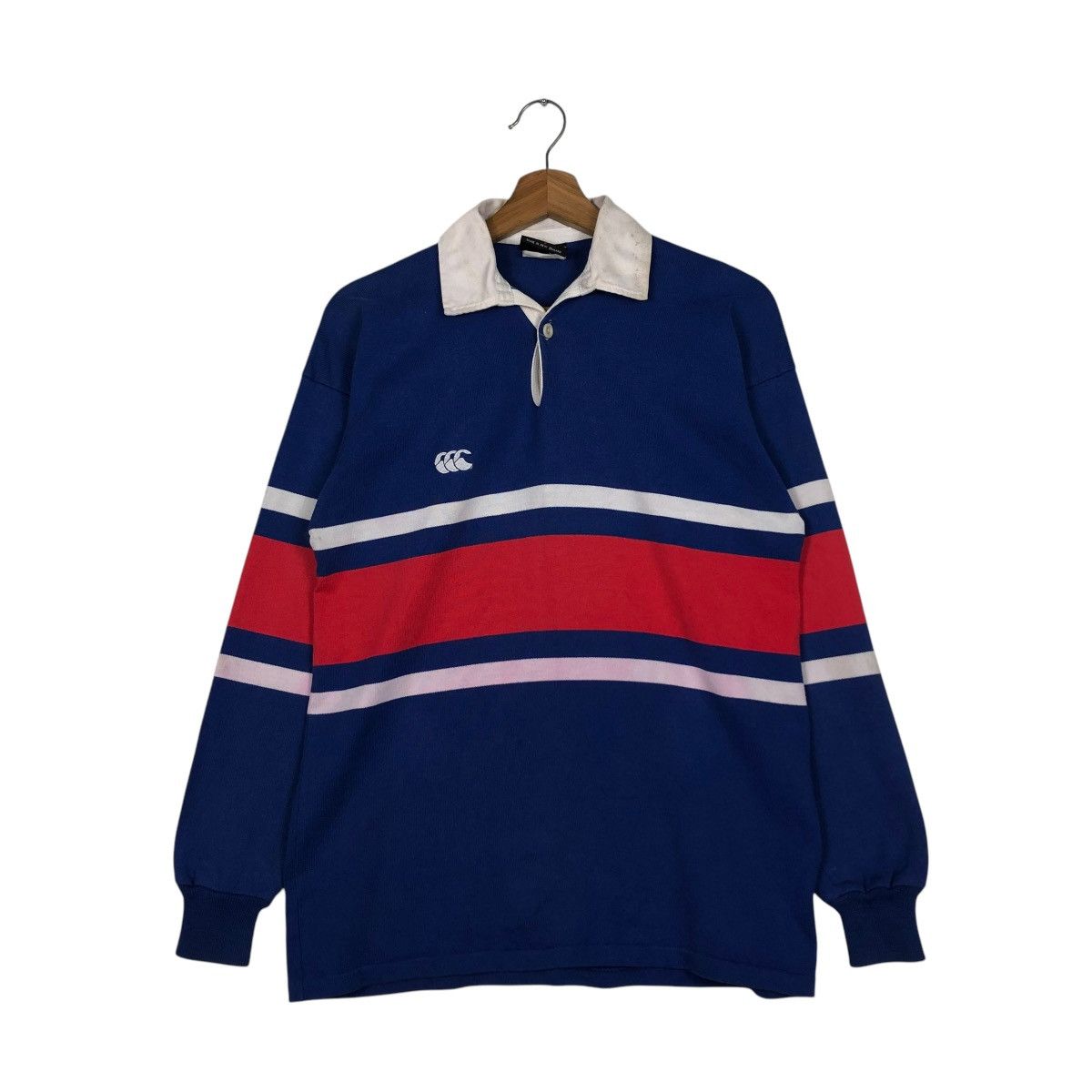 Canterbury of New Zealand 🔥VINTAGE RUGBY COLLAR LONG SLEEVE CANTERBURY OF NEW ZEALAND Size US S / EU 44-46 / 1 - 3 Thumbnail