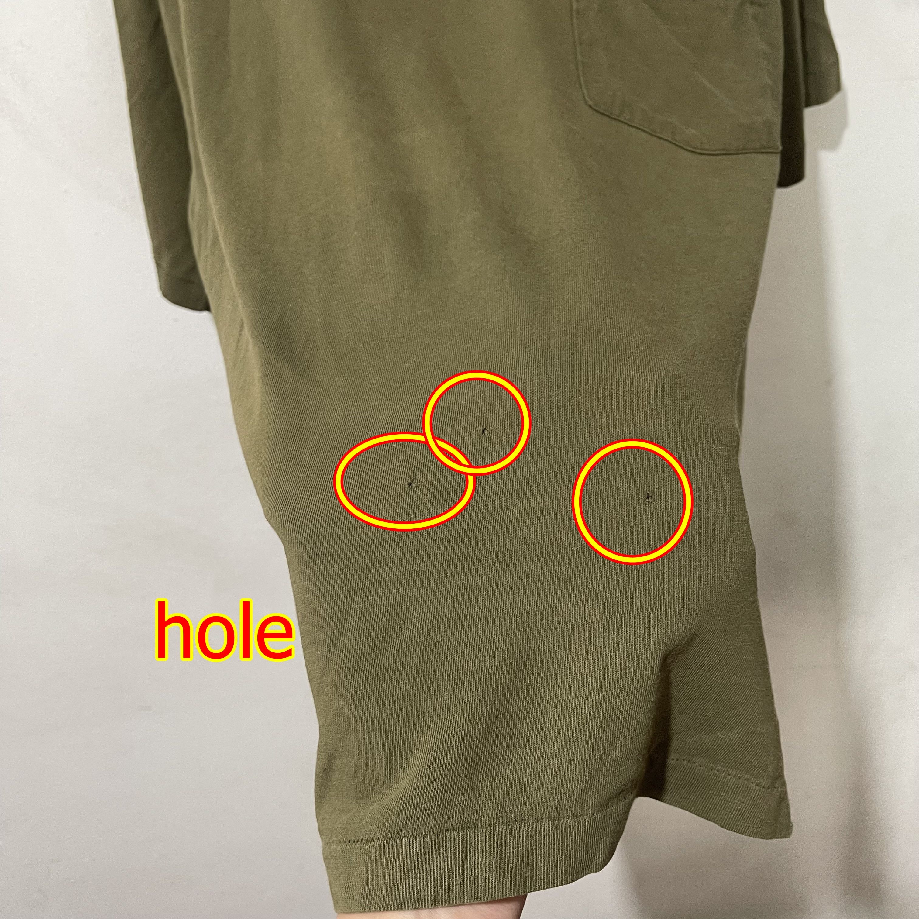 Gap Vintage 90s Gap Olive Pocket T-Shirt Size US S / EU 44-46 / 1 - 8 Thumbnail