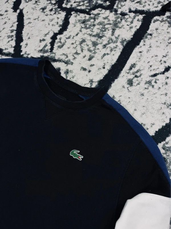 Lacoste Lacoste crewneck sweatshirt black M logo Size US M / EU 48-50 / 2 - 3 Thumbnail