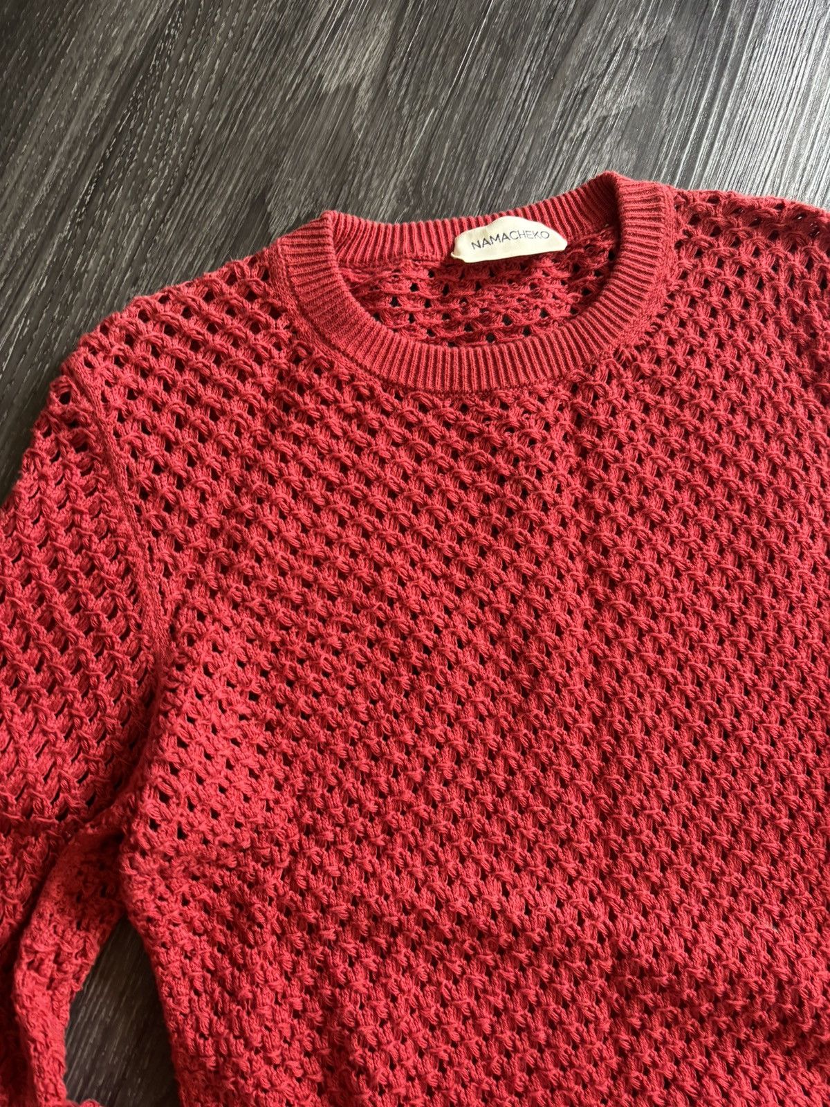 Namacheko SS18 Red Loose Knit Sweater Size US M / EU 48-50 / 2 - 3 Thumbnail