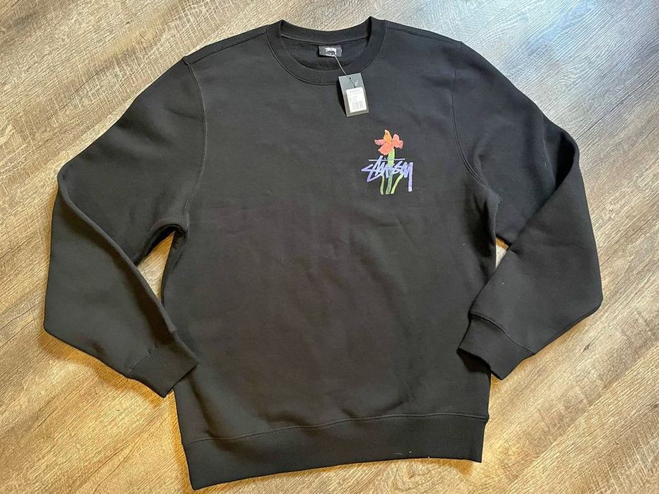 Stussy Stussy “Water Flowers” Crew Grailed